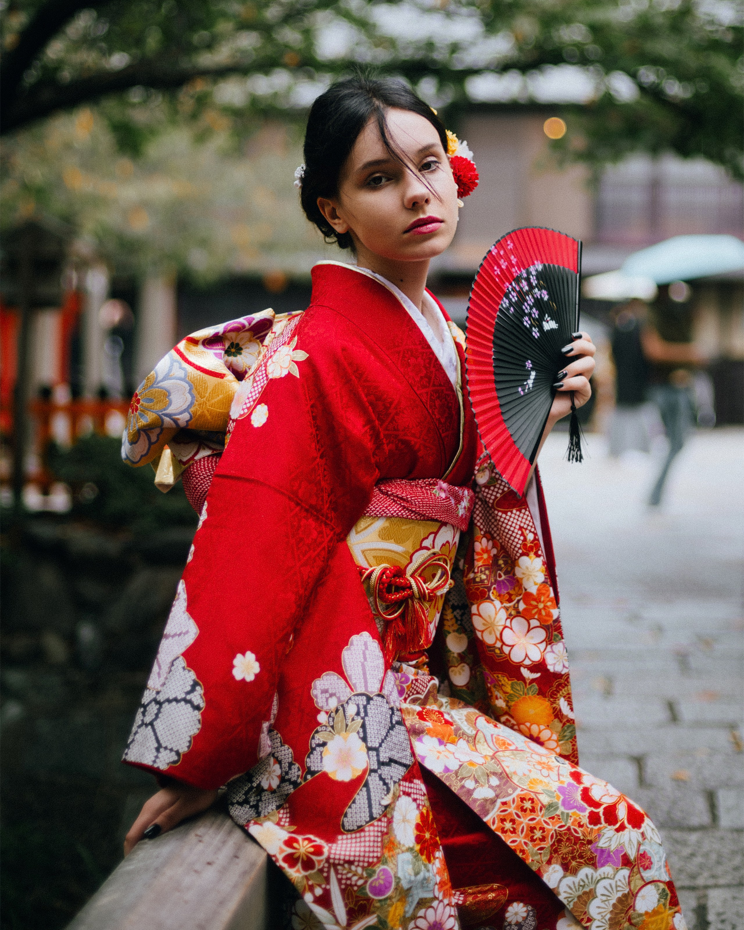 Kimono photoshoot in Kyoto. Photographer in Tokyo Anatolii Ozarto