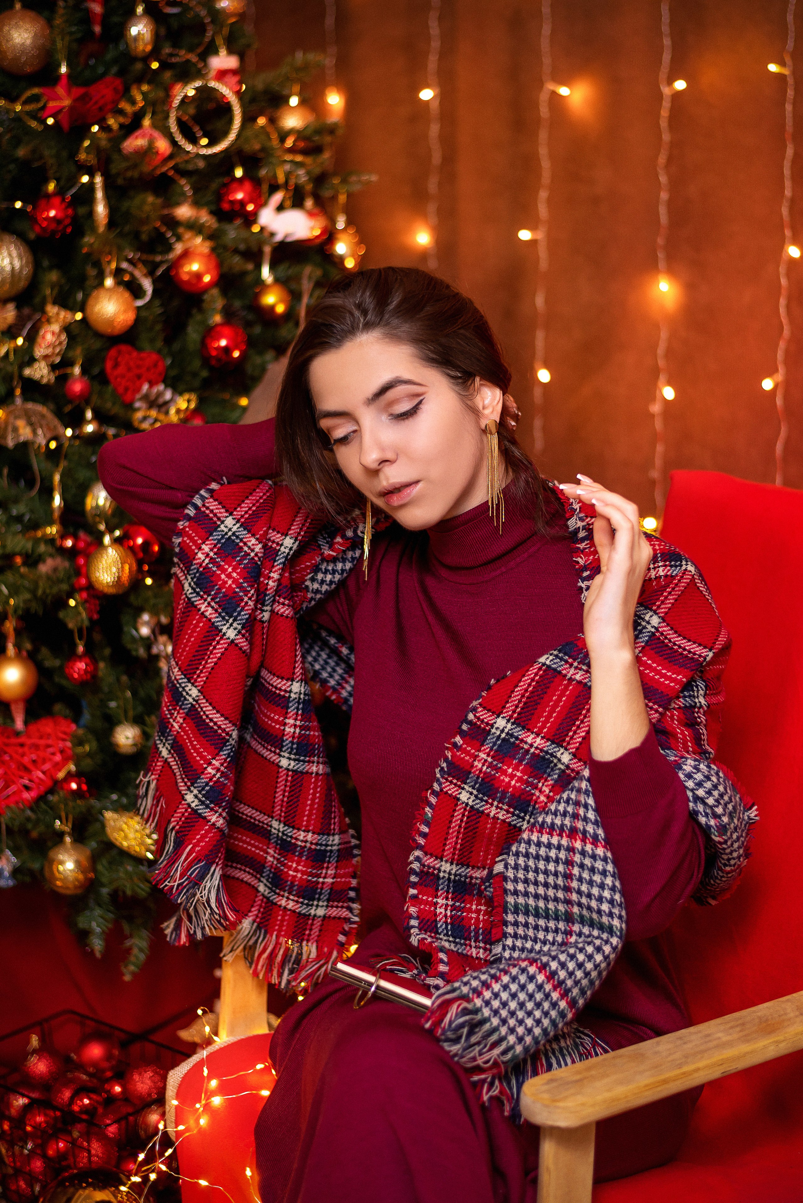 Оля — Новый год 2023. Семейный и детский фотограф Наталья Горда