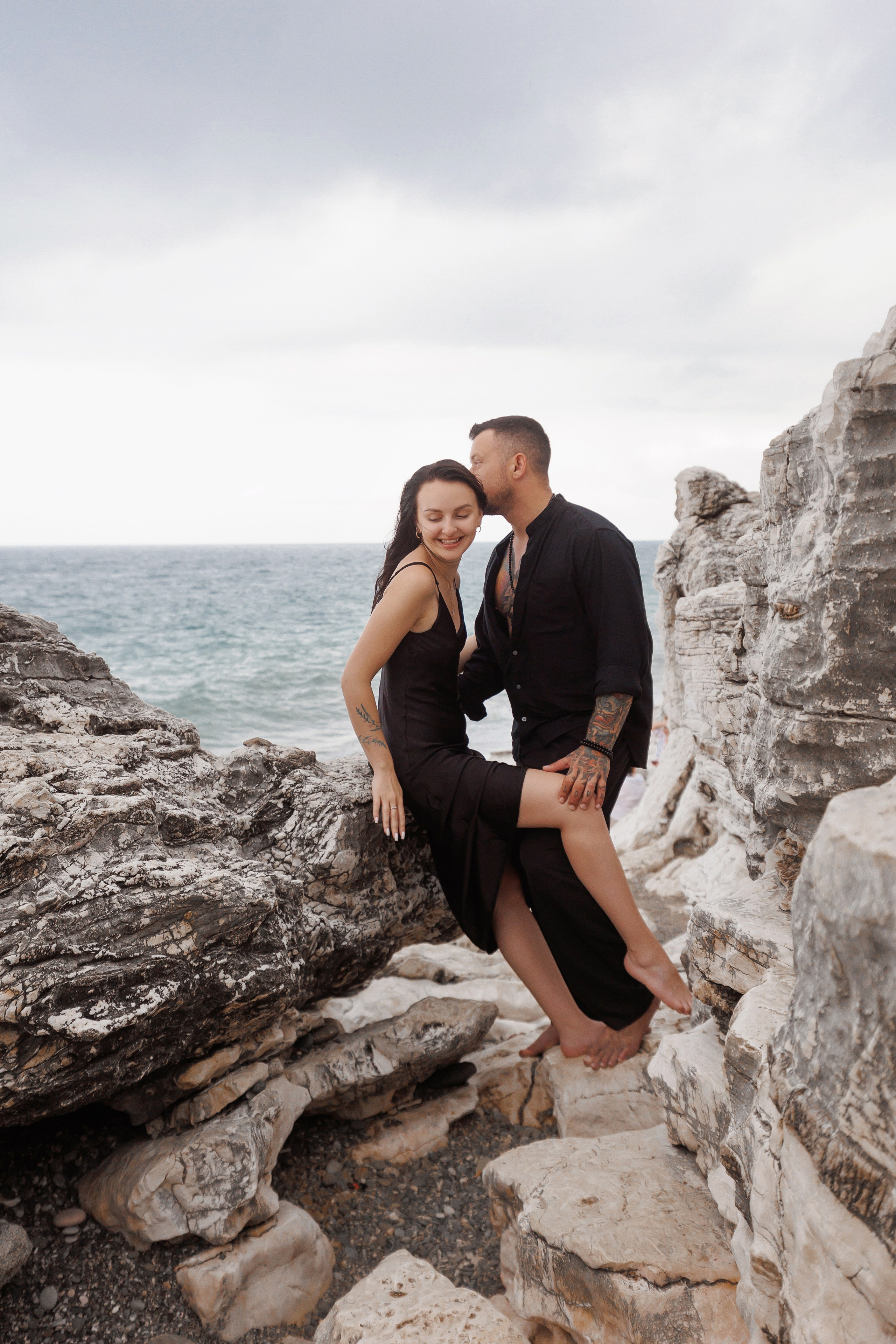 Парная фотосессия у моря. Свадебный и семейный фотограф в Сочи Денис Вялов