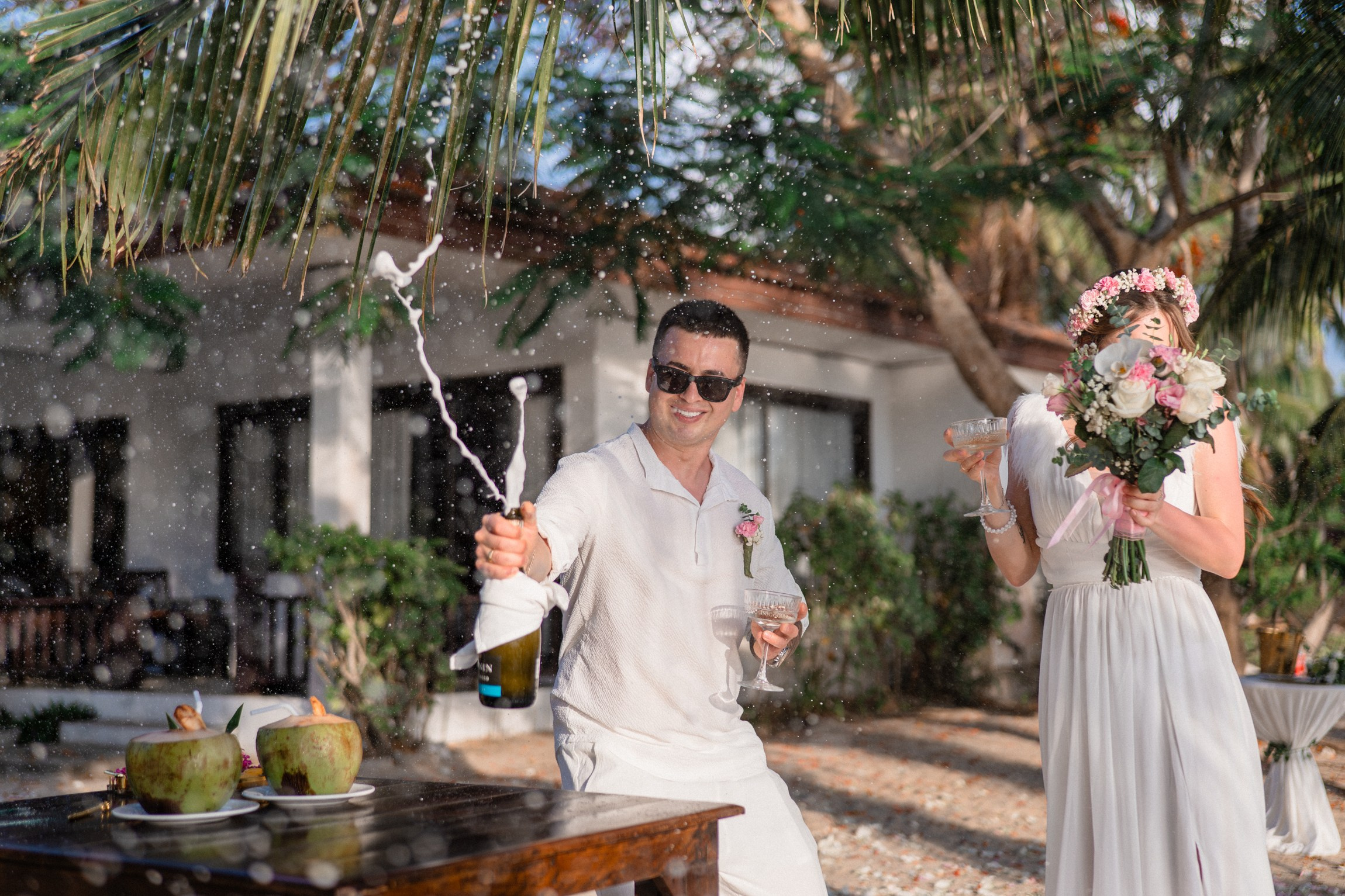 Wedding on the Beach in Koh Samui, Thailand | Tropical Destination Wedding