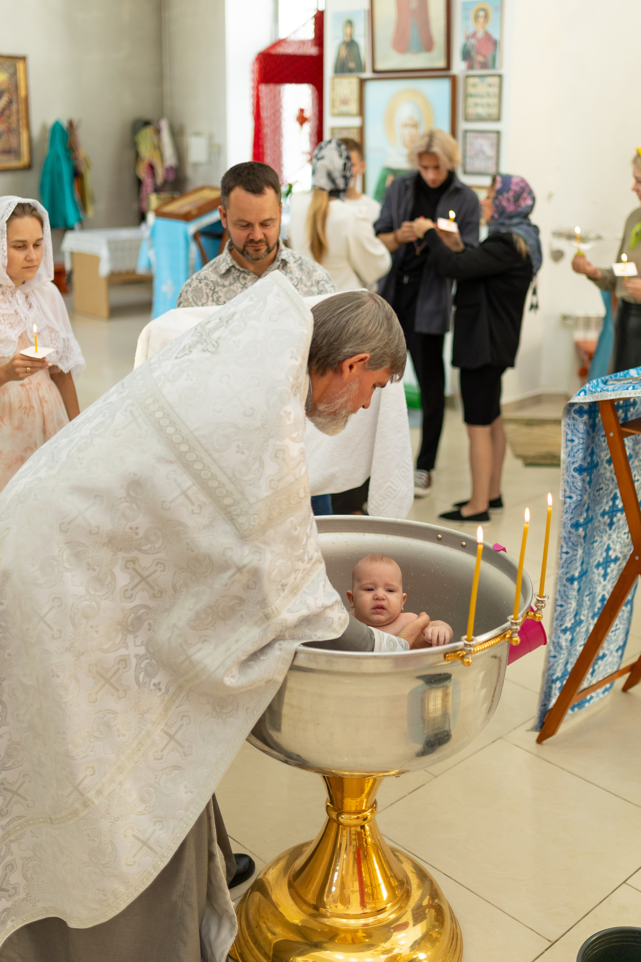 Крещение Артёма (все фото с таинсвта крещения). Фотограф новорожденных. Детский и семейный фотограф Марьяна Юдина