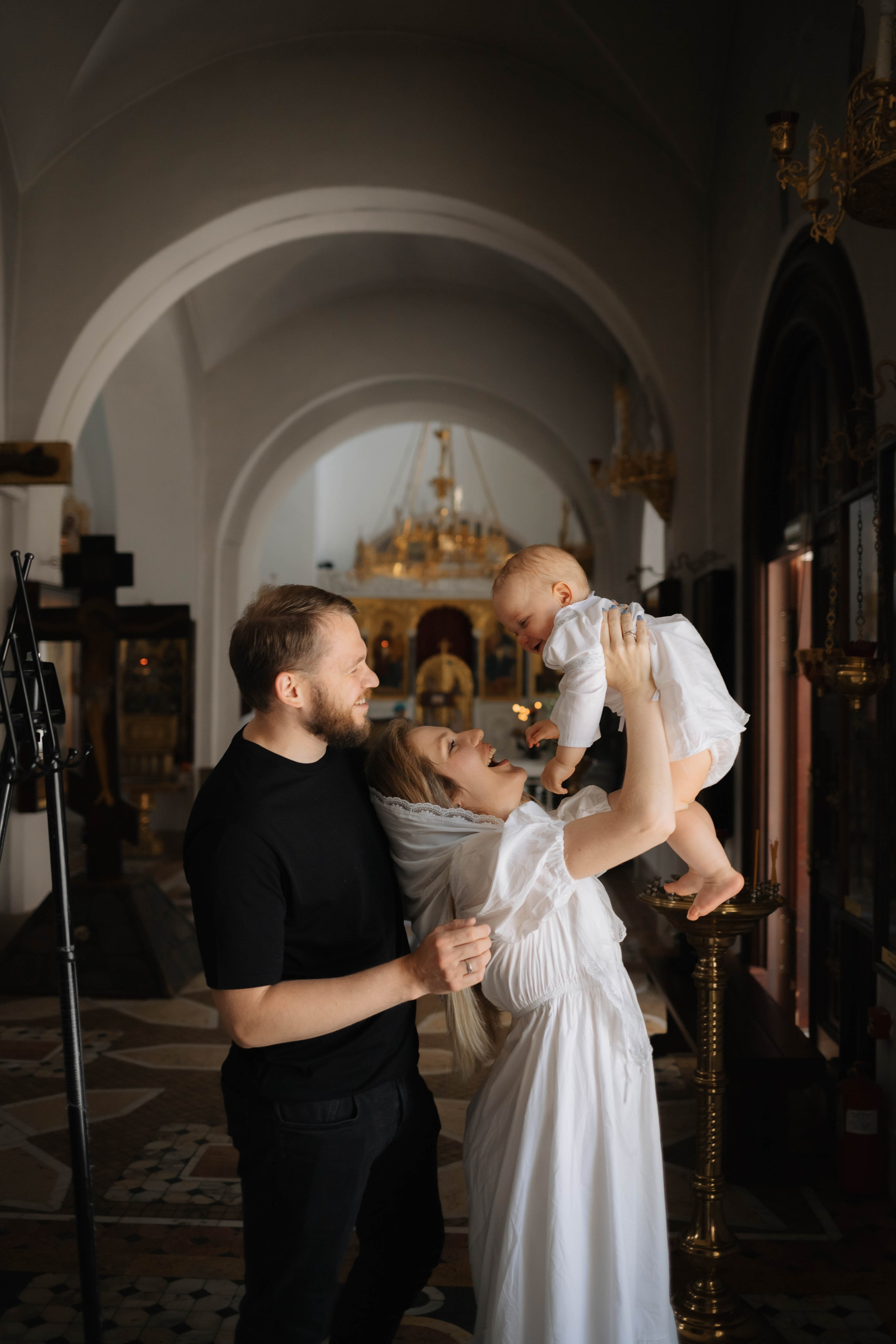Крещение Миши. Семейный и детский фотограф в Москве Александра Нараевская