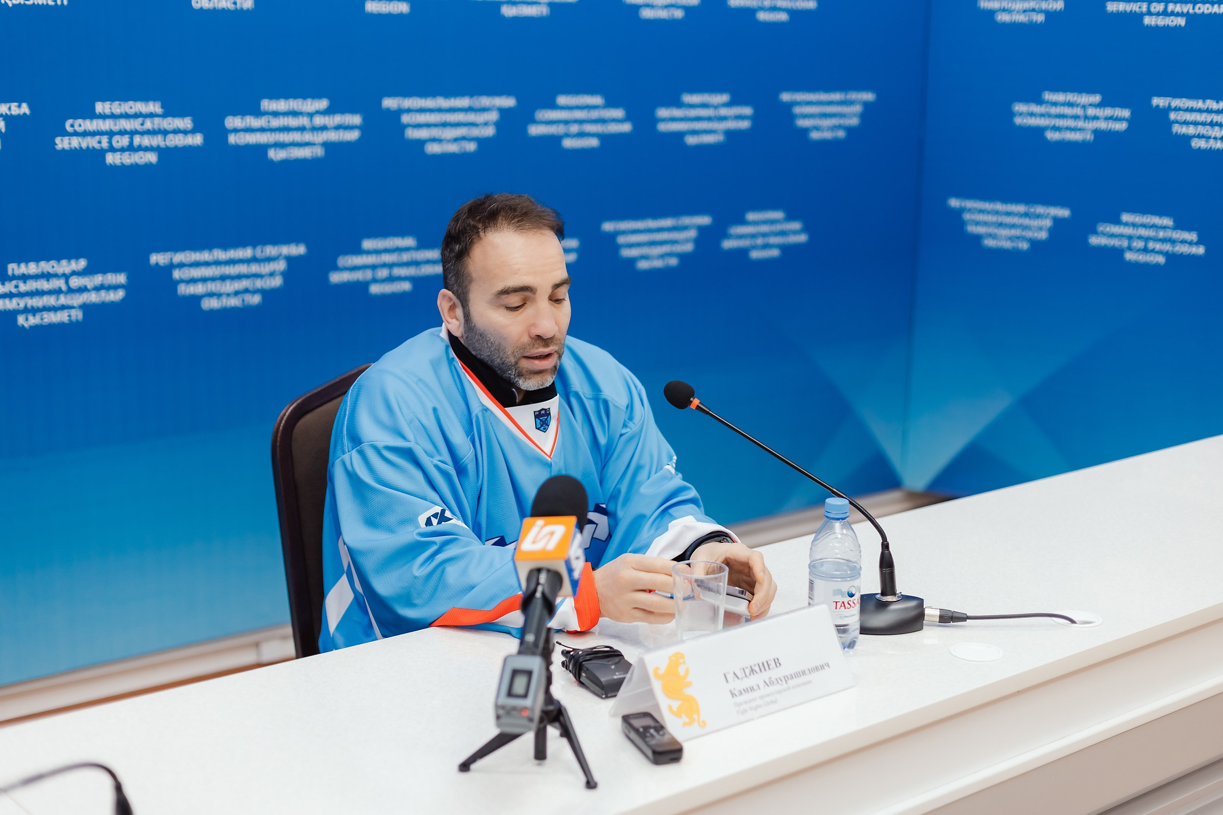 Пресс-конференция Камиля Гаджиева. Кипятком Павлодар
