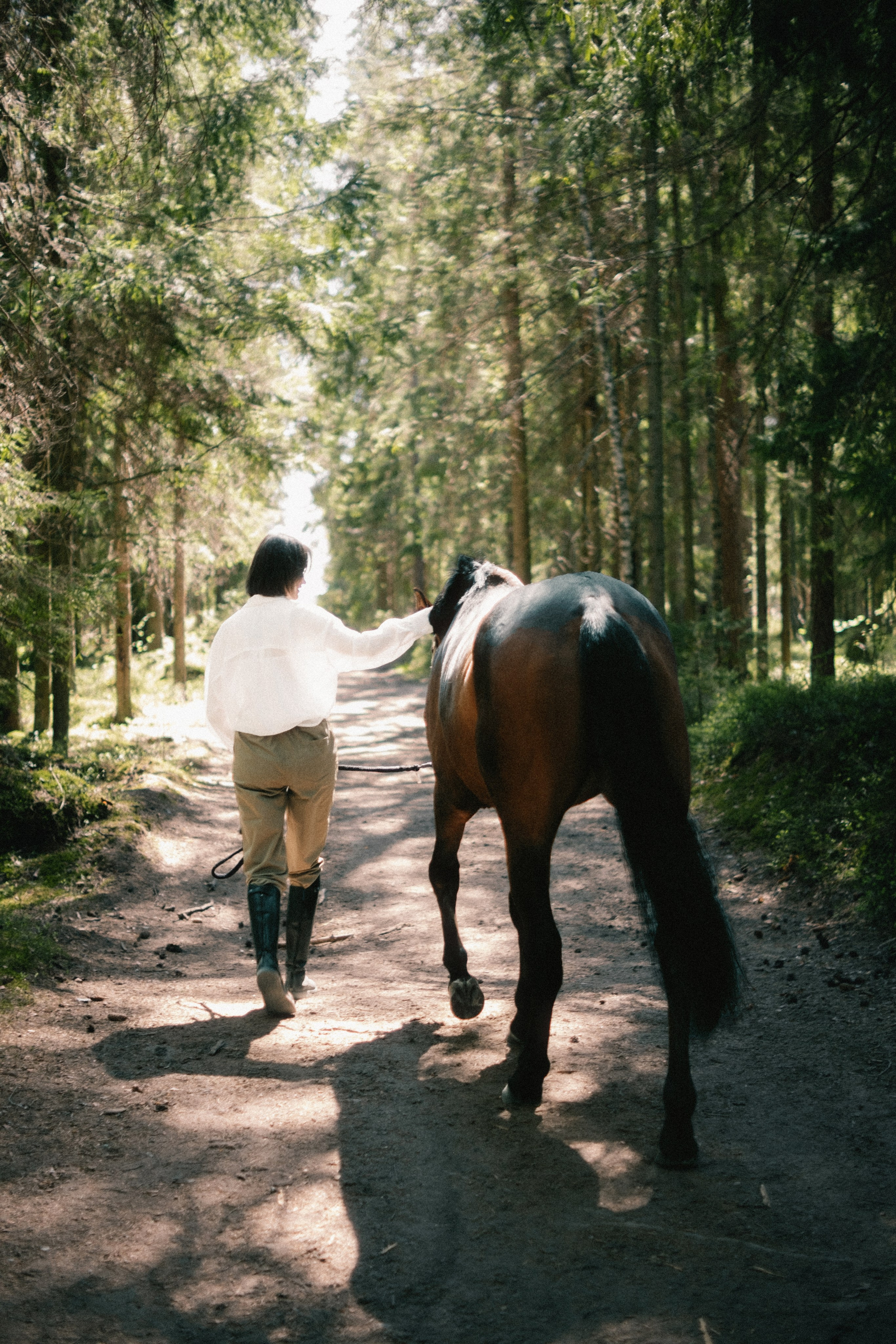 Наташа. Съёмка с лошадкой. Lickord