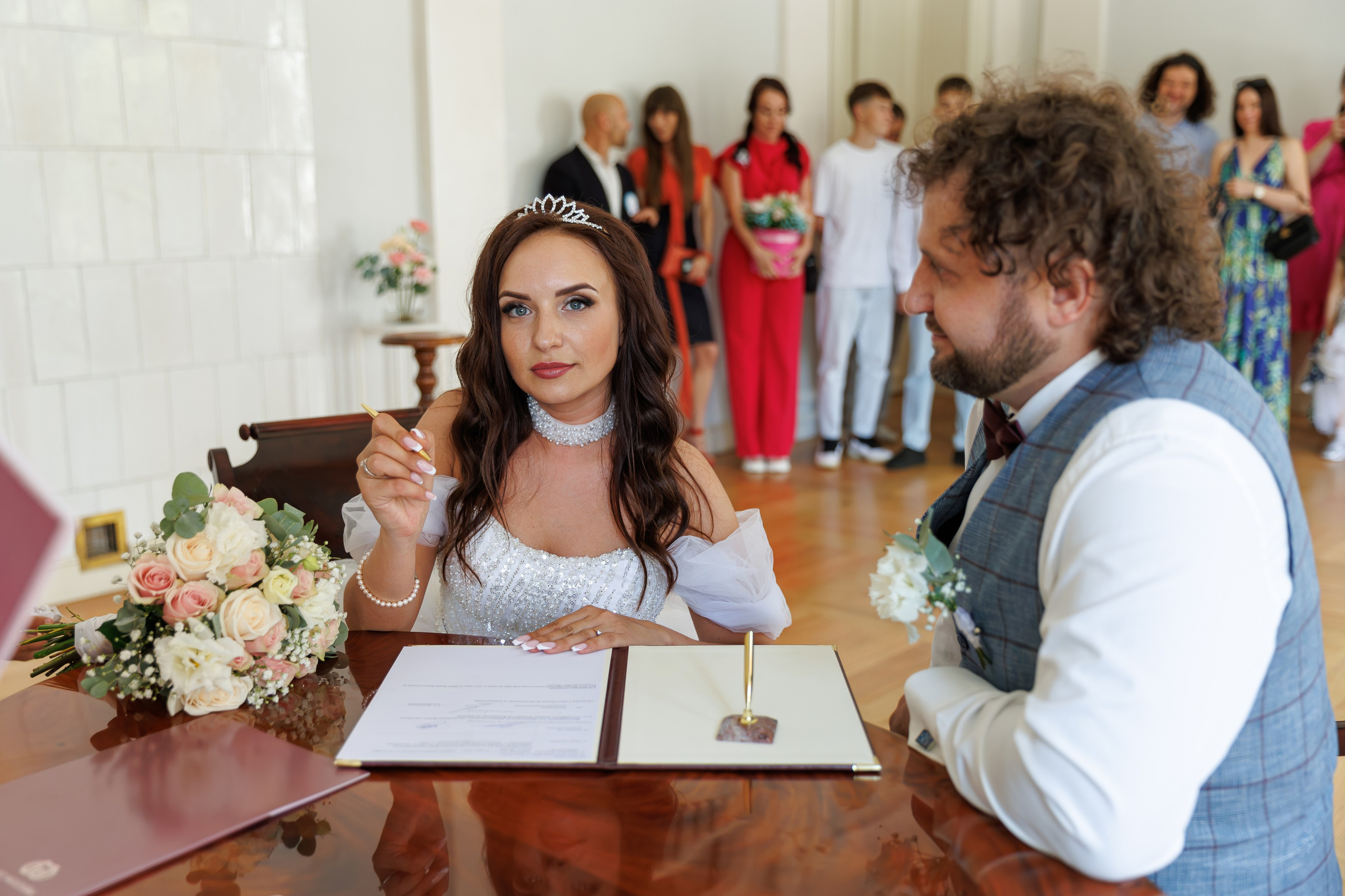 Регистрация брака в усадьбе Муравьевых-Апостолов. Свадебный фотограф Москва и МО Сергей Киржаев