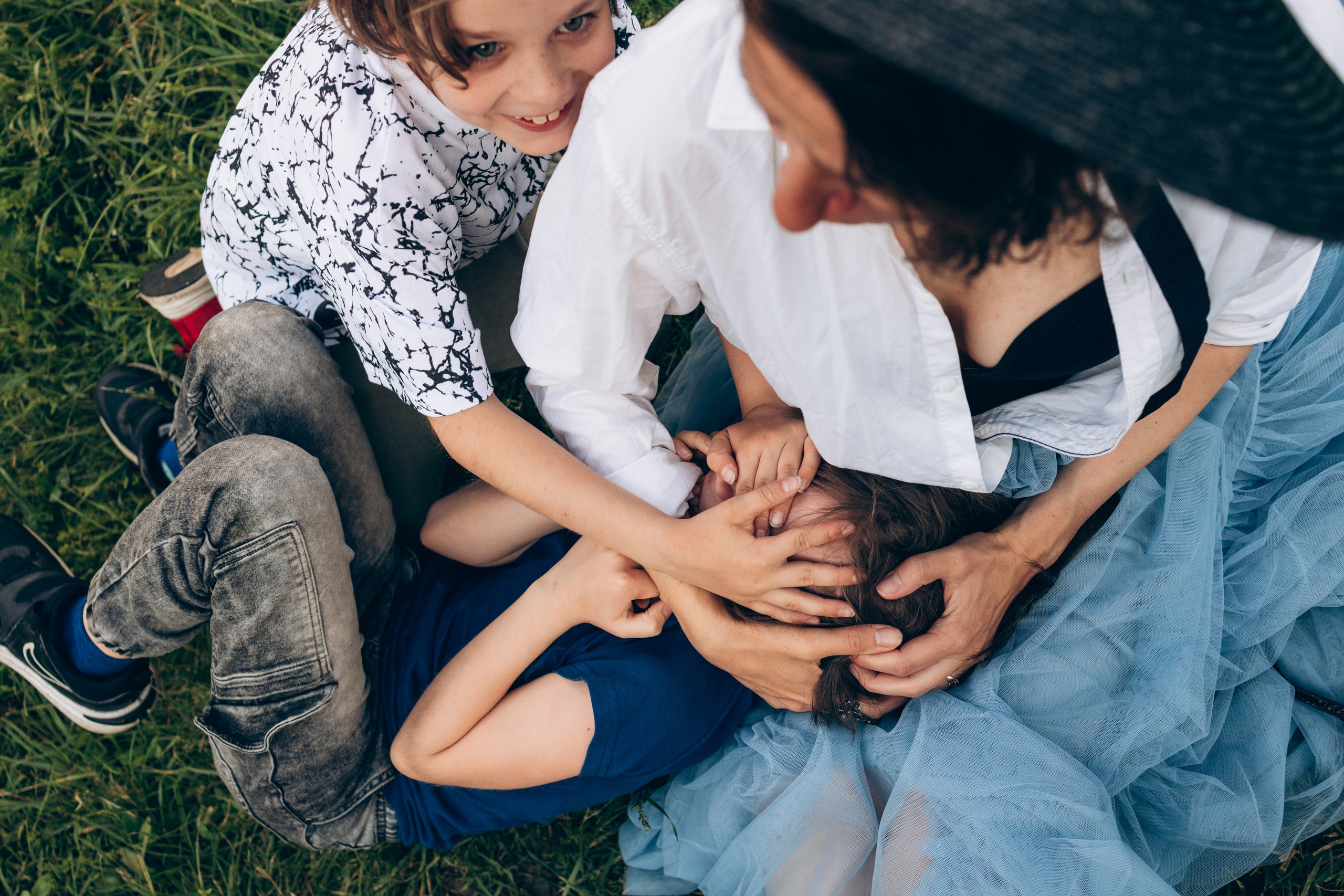 Семейная прогулка в парке. Семейный фотограф Наталия Демченко, Краснодар