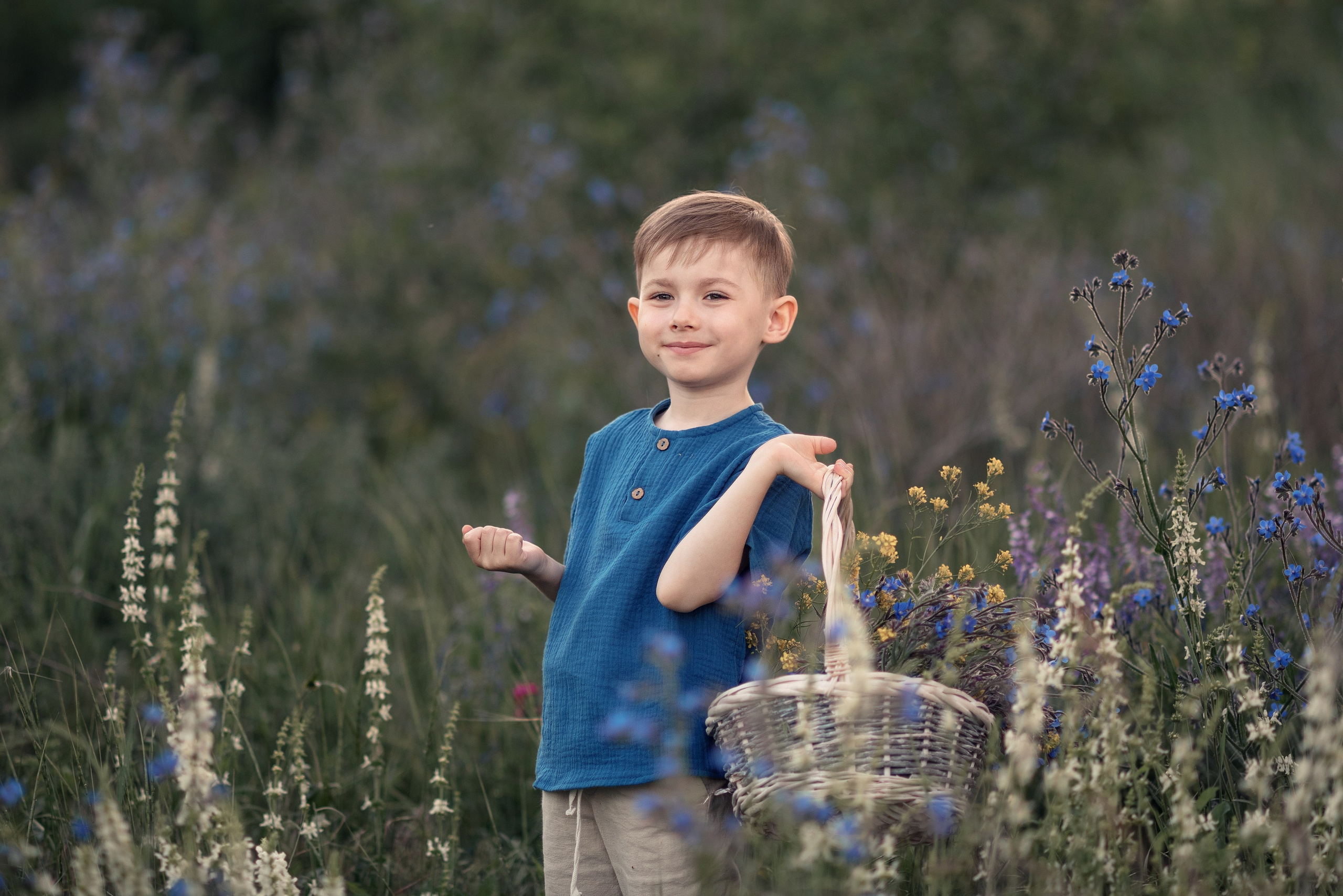 Мирон в поле. Семейный, детский и женский фотограф в Ростове-на-Дону Кирилина Екатерина