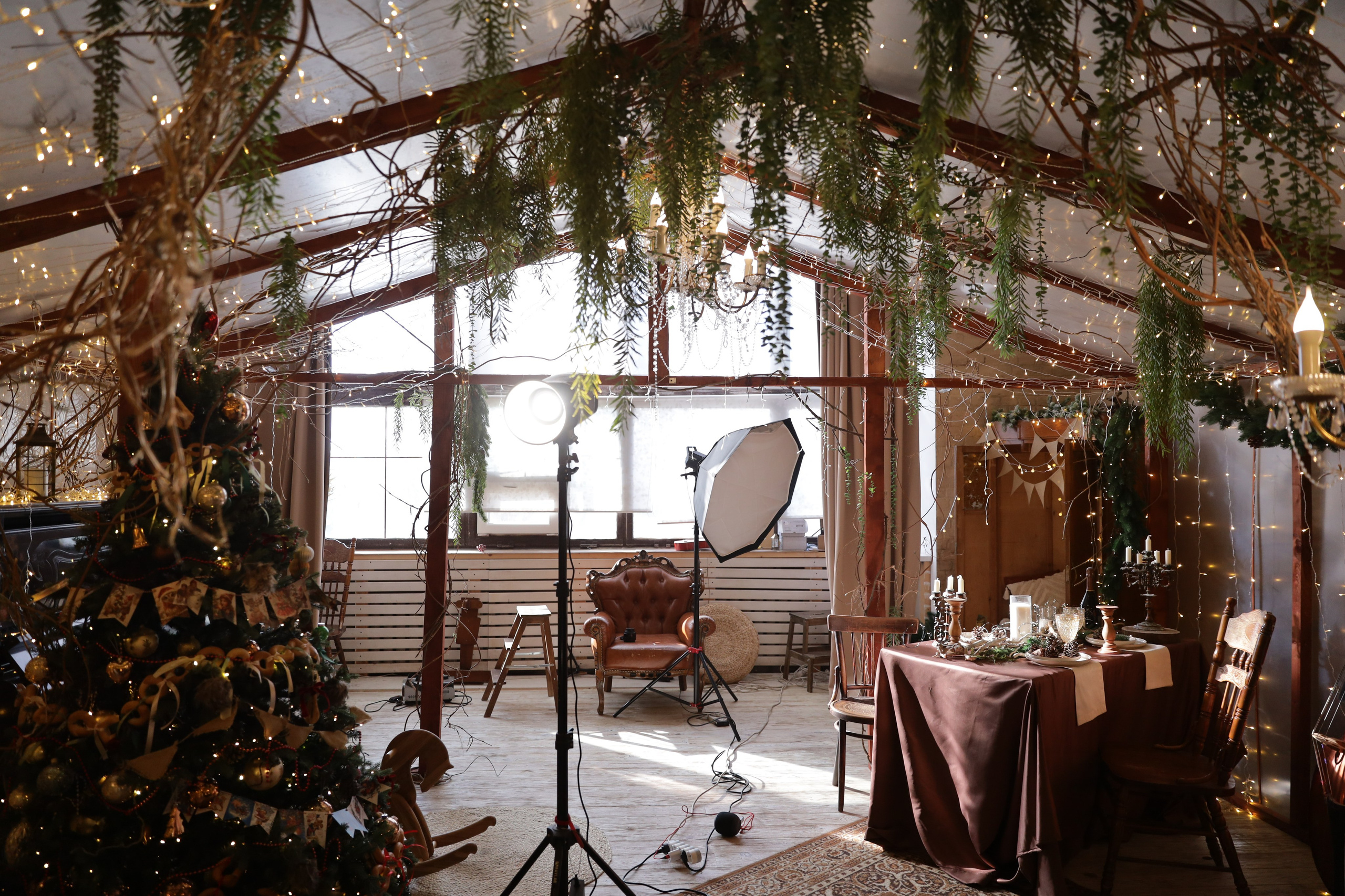 Фотостудия «Роял» зал Теплица. Свадебный фотограф в Ростове Александра Груздева