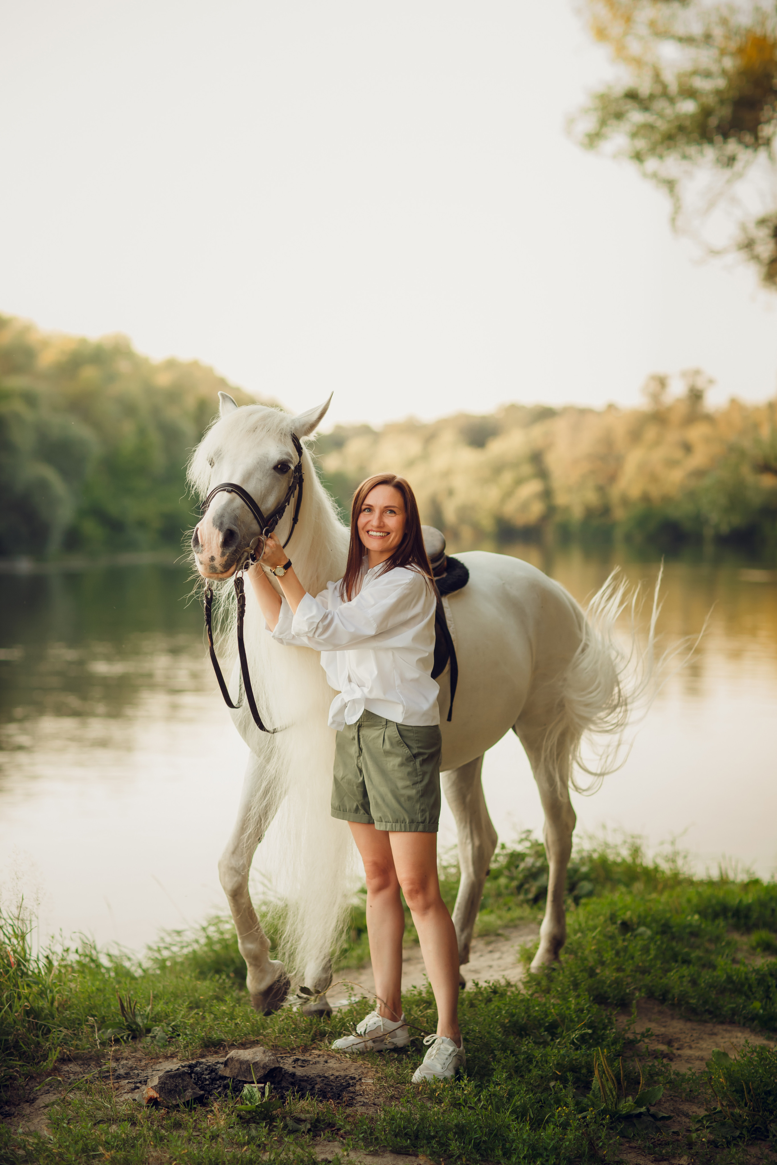 Семейная с лошадью. Детский и семейный фотограф в Пензе Лена бешенова