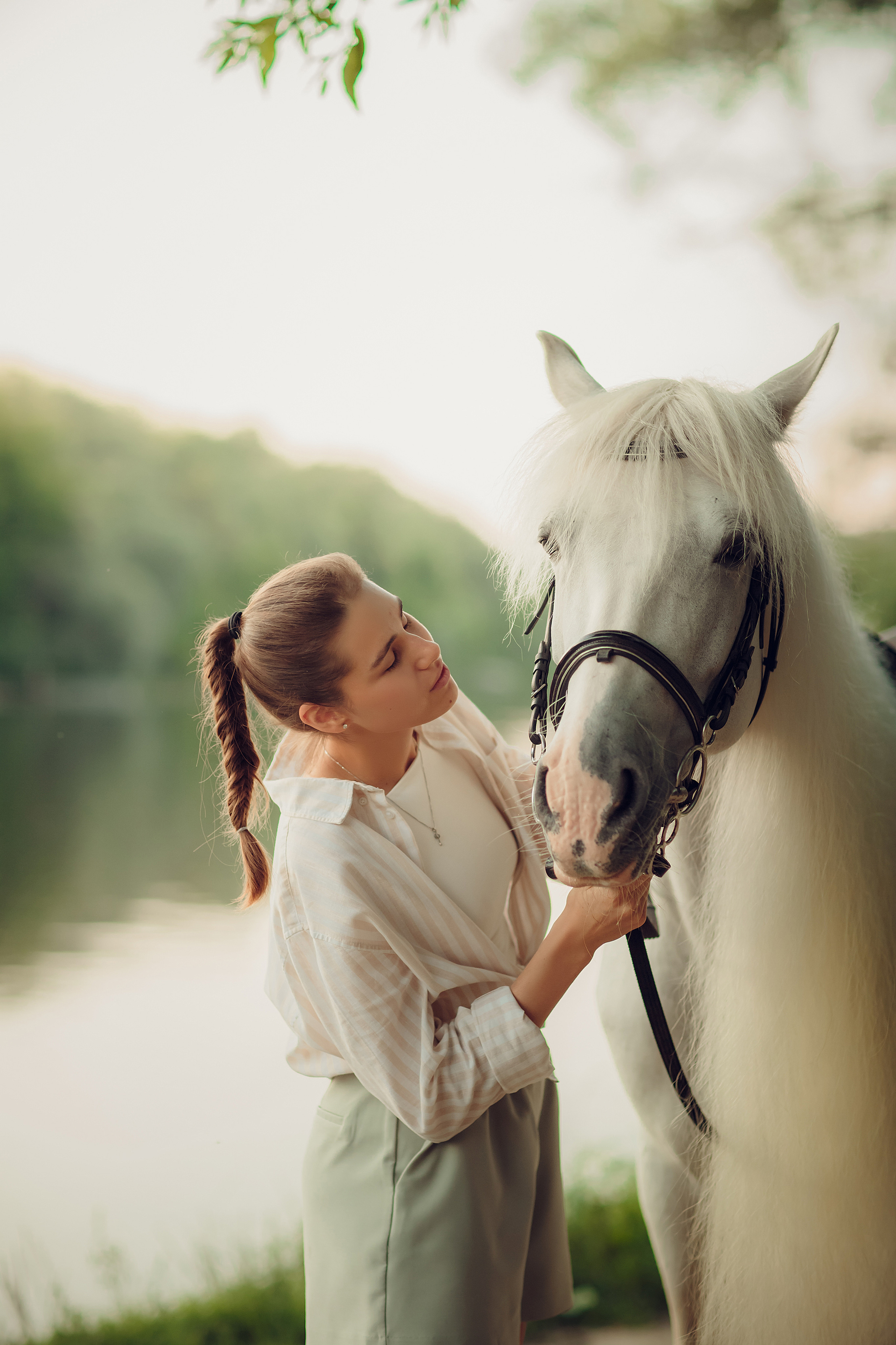 Семейная с лошадью. Детский и семейный фотограф в Пензе Лена бешенова