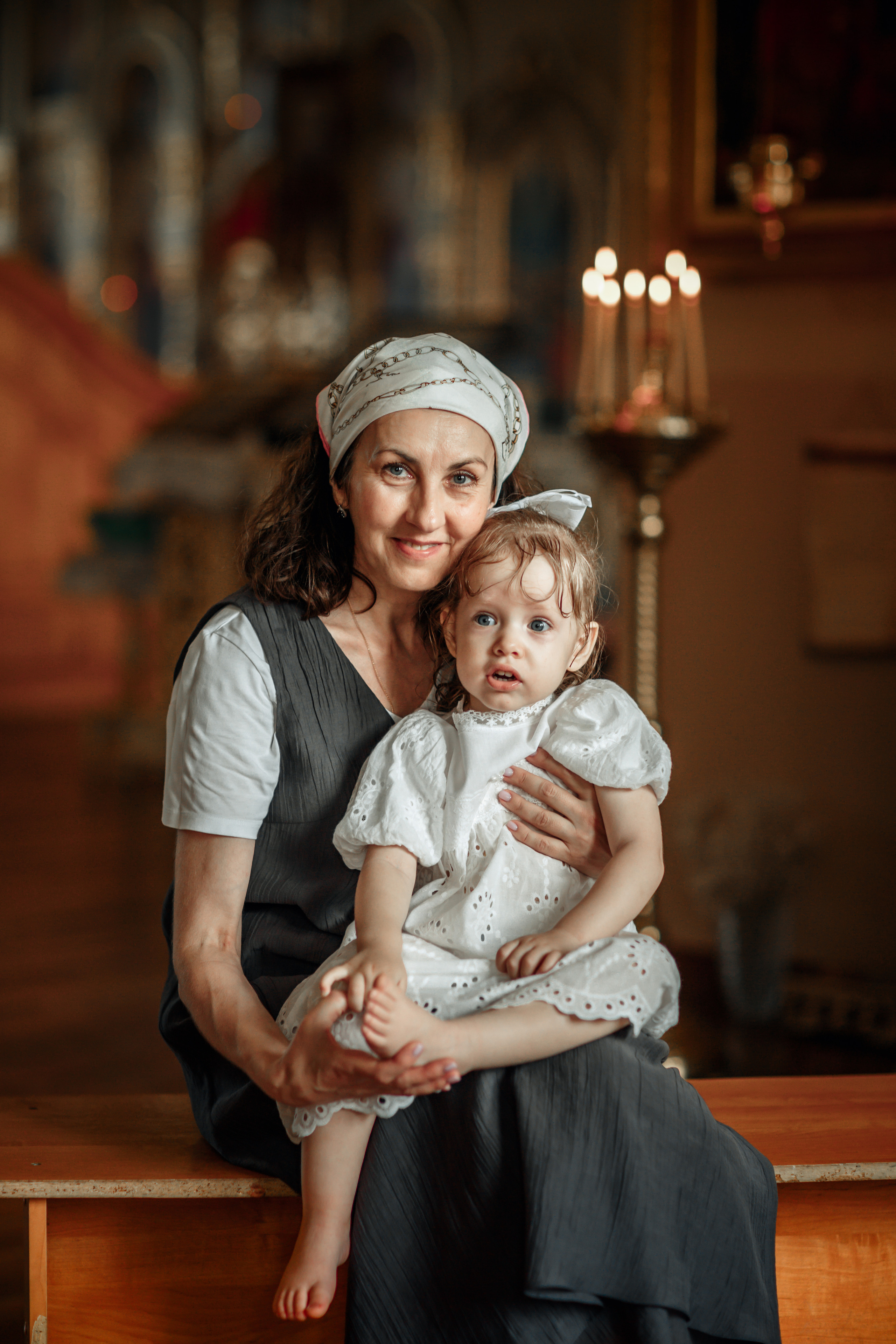 Крещение братика и сестрёнки_Весёловка. Детский и семейный фотограф в Пензе Лена бешенова