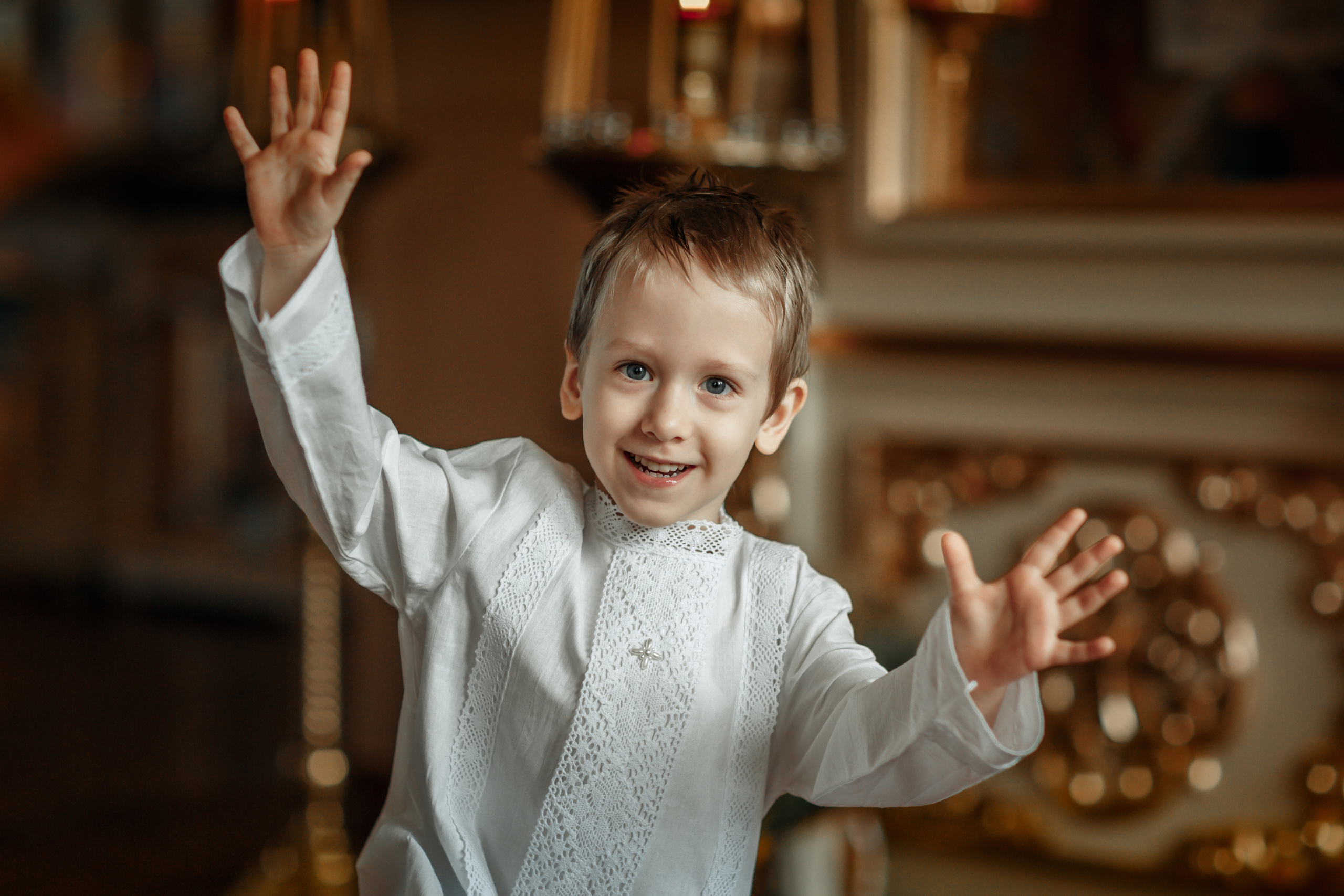 Крещение братика и сестрёнки_Весёловка. Детский и семейный фотограф в Пензе Лена бешенова