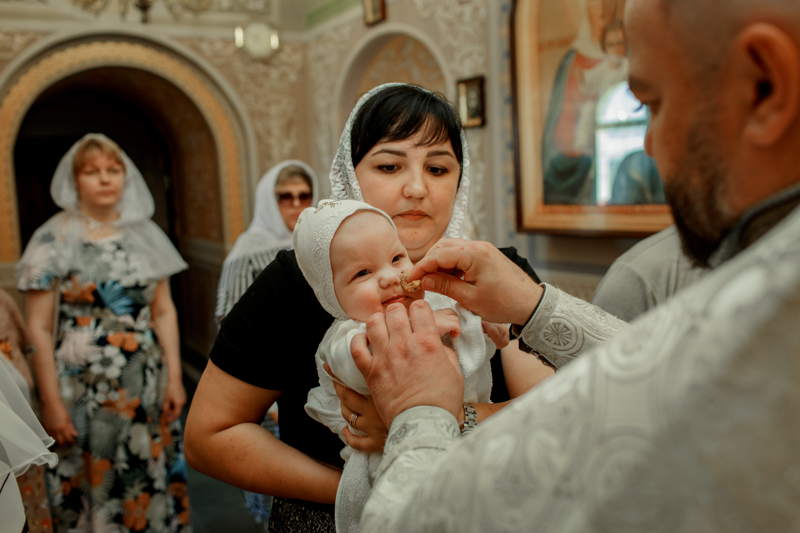 Крещение малышки, Валяевка. Детский и семейный фотограф в Пензе Лена бешенова