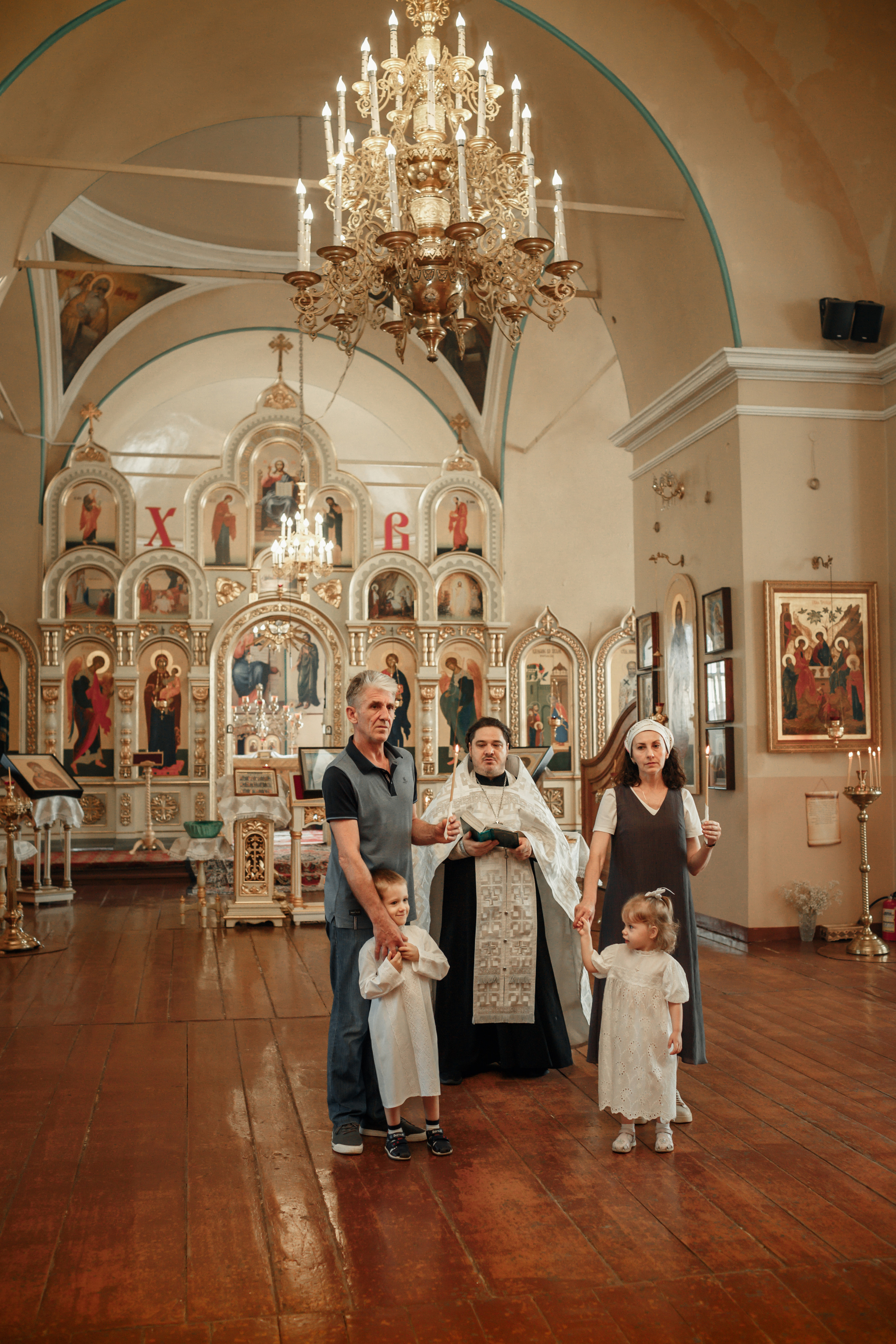 Крещение братика и сестрёнки_Весёловка. Детский и семейный фотограф в Пензе Лена бешенова
