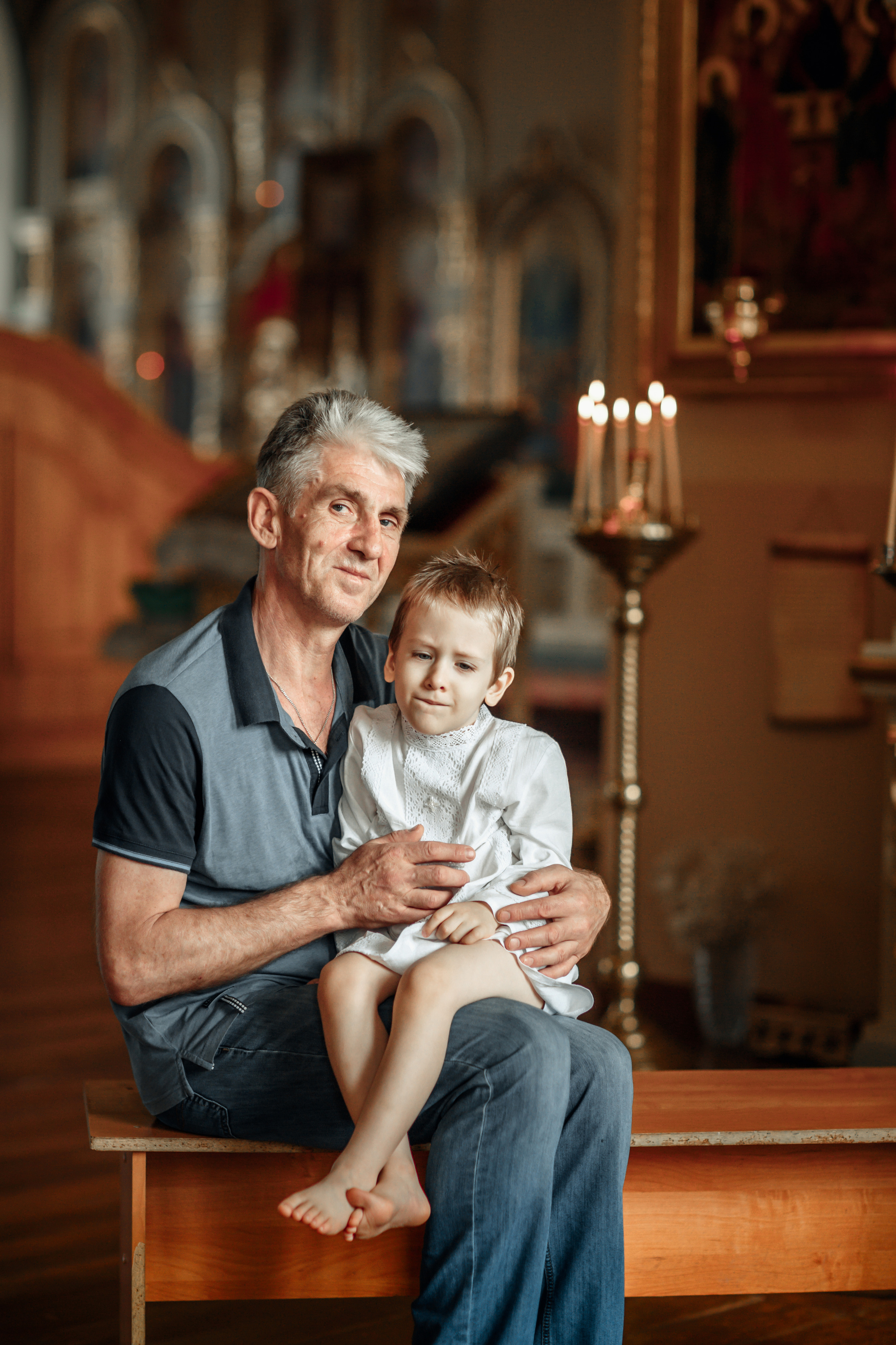 Крещение братика и сестрёнки_Весёловка. Детский и семейный фотограф в Пензе Лена бешенова