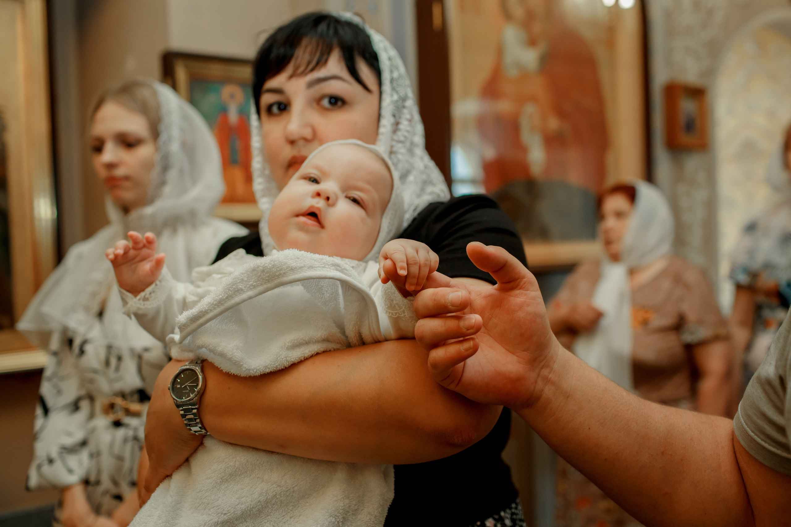 Крещение малышки, Валяевка. Детский и семейный фотограф в Пензе Лена бешенова