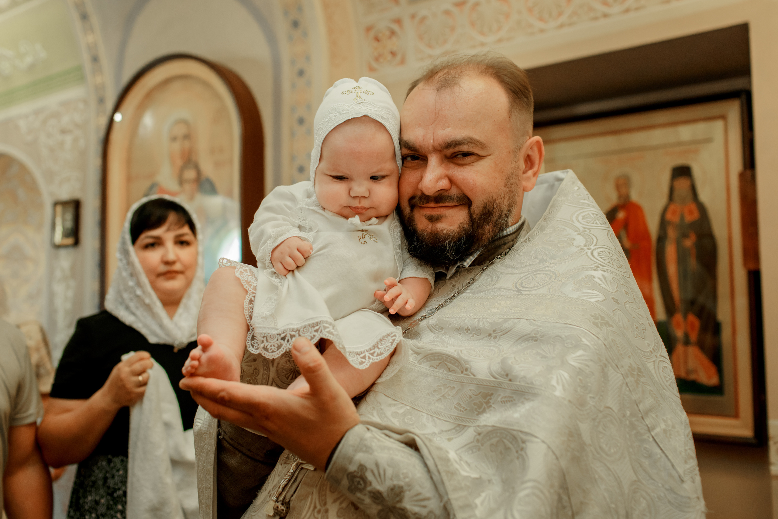 Крещение малышки, Валяевка. Детский и семейный фотограф в Пензе Лена бешенова