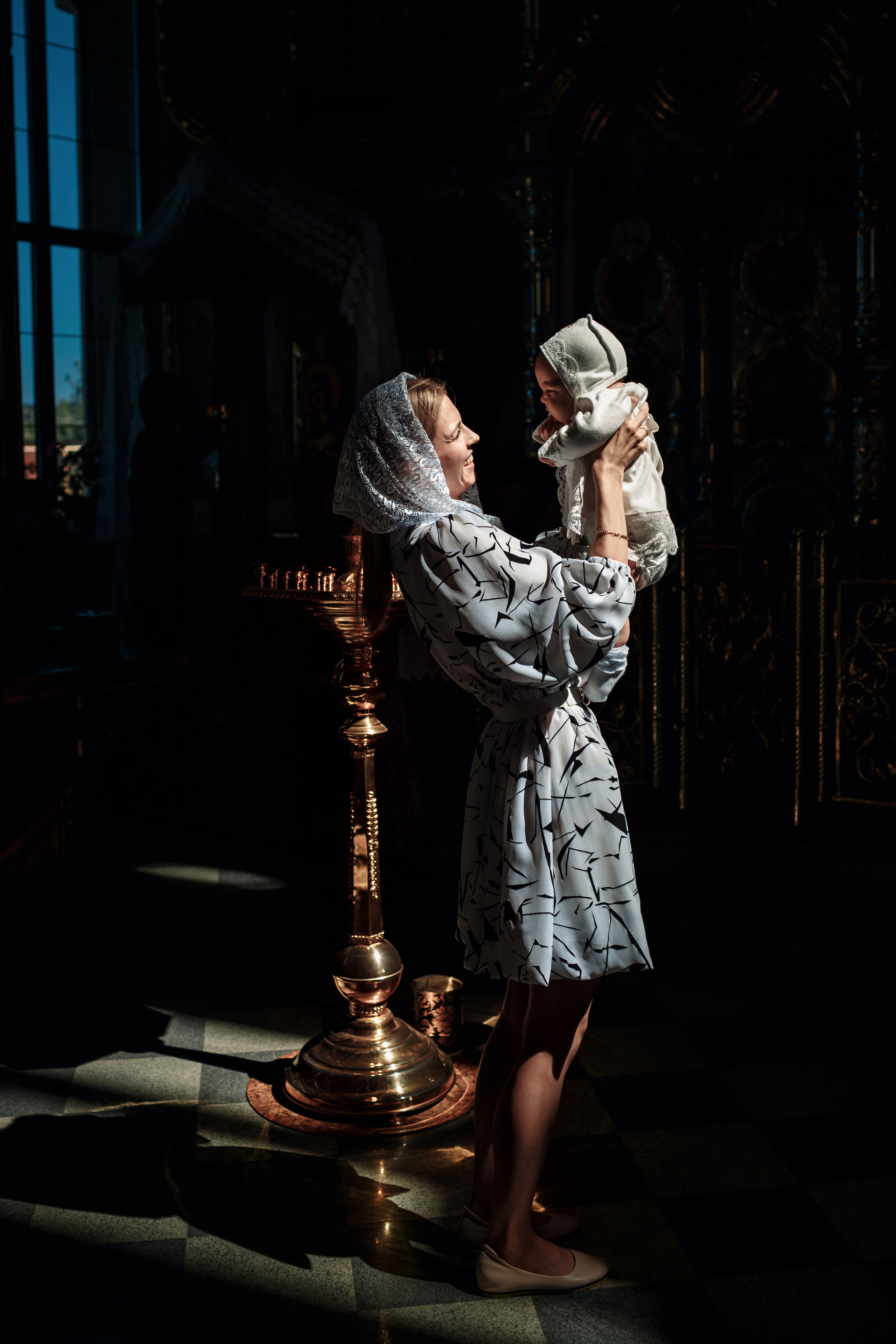 Крещение малышки, Валяевка. Детский и семейный фотограф в Пензе Лена бешенова