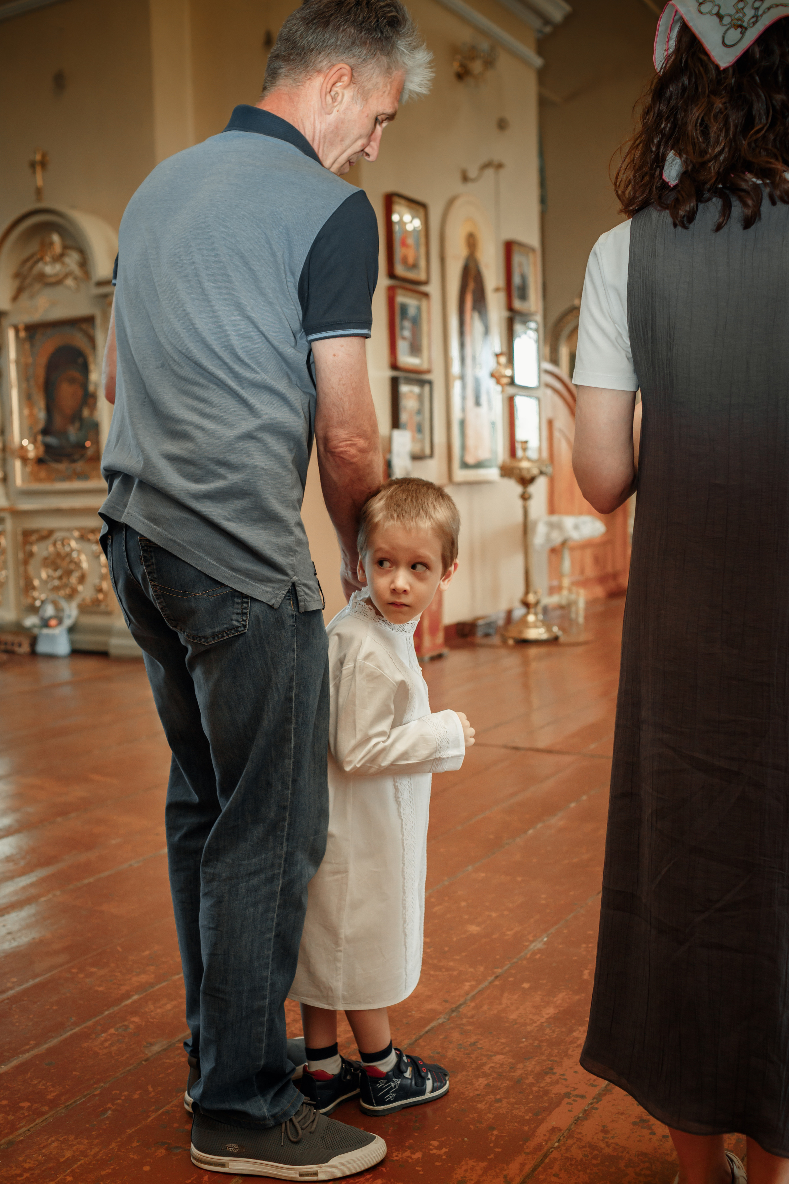 Крещение братика и сестрёнки_Весёловка. Детский и семейный фотограф в Пензе Лена бешенова