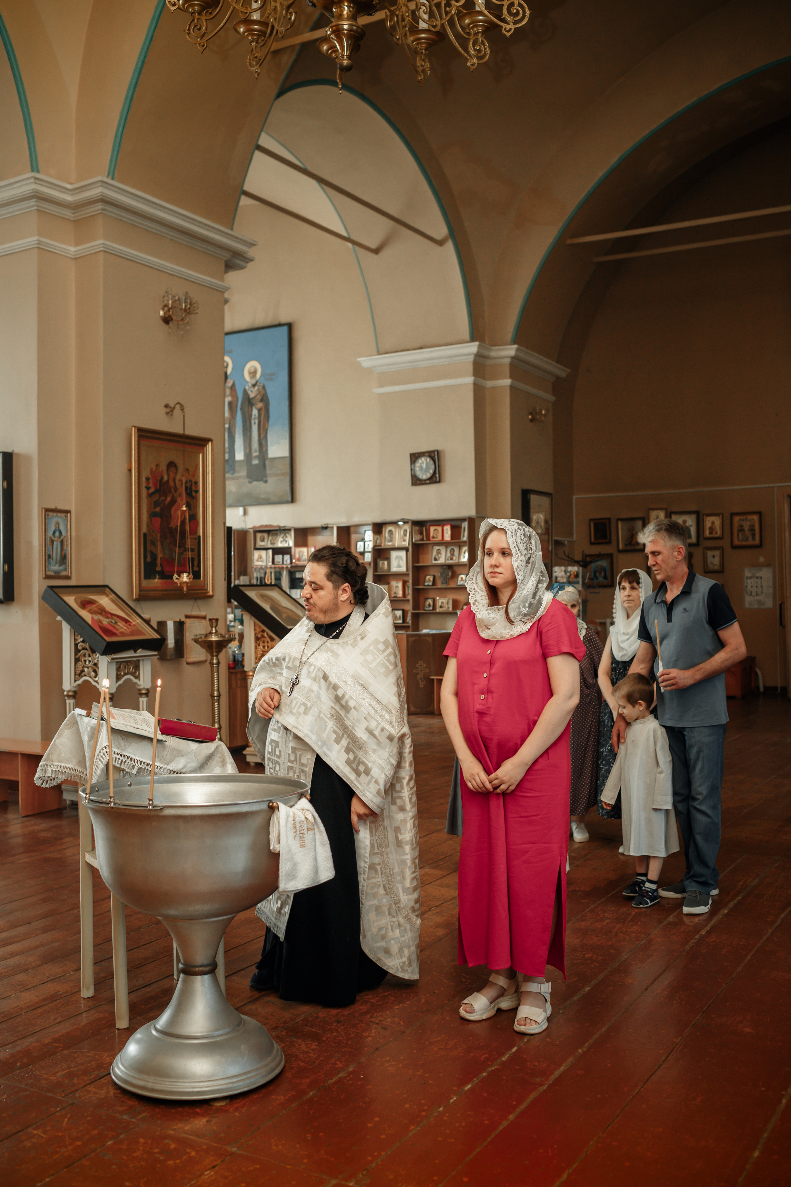 Крещение братика и сестрёнки_Весёловка. Детский и семейный фотограф в Пензе Лена бешенова