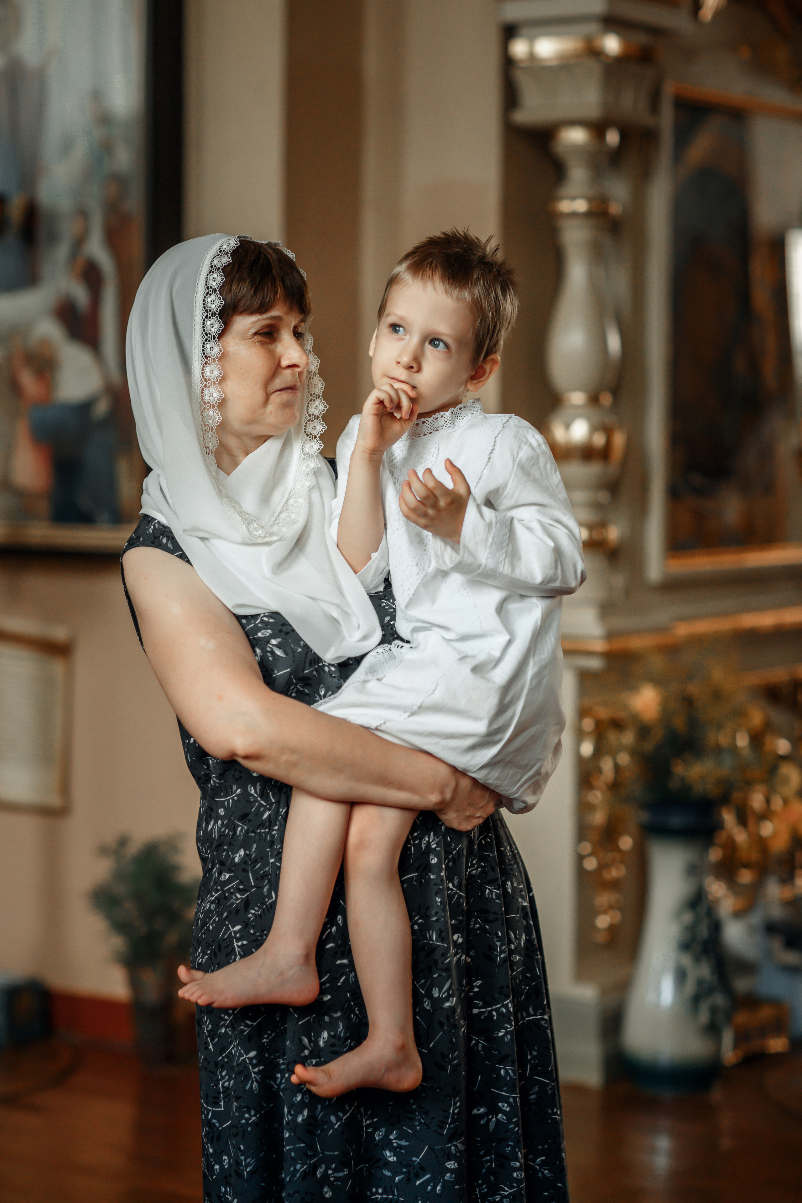 Крещение братика и сестрёнки_Весёловка. Детский и семейный фотограф в Пензе Лена бешенова