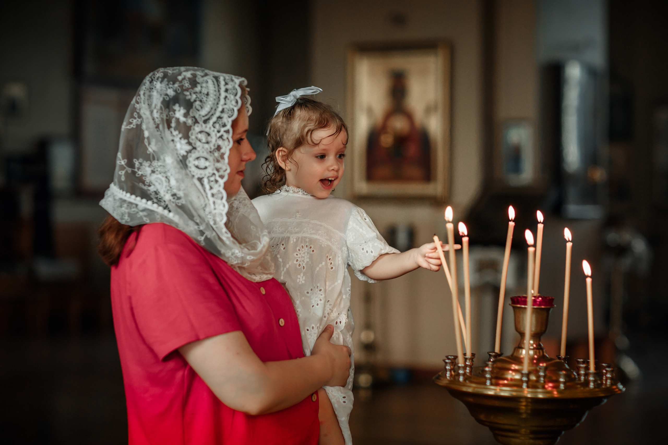 Крещение братика и сестрёнки_Весёловка. Детский и семейный фотограф в Пензе Лена бешенова