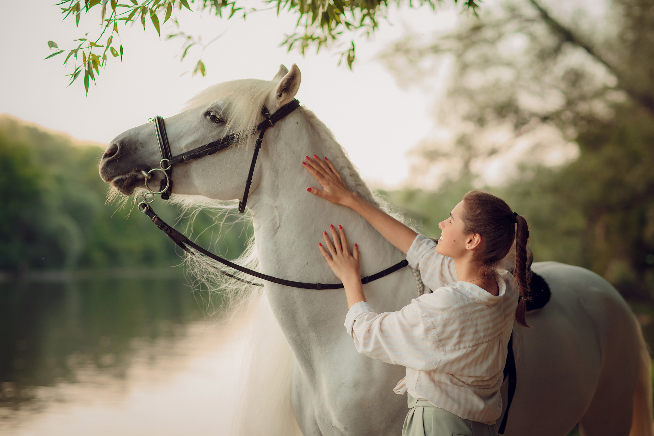 Семейная с лошадью. Детский и семейный фотограф в Пензе Лена бешенова