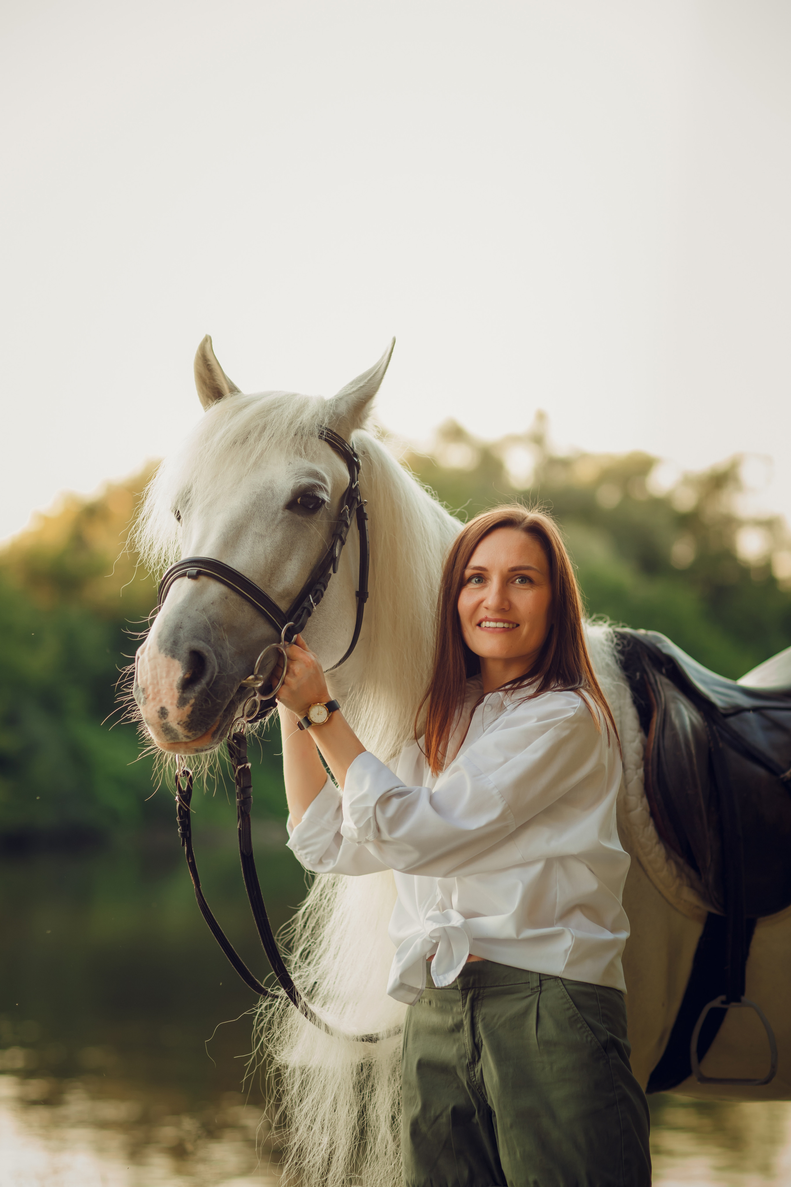 Семейная с лошадью. Детский и семейный фотограф в Пензе Лена бешенова