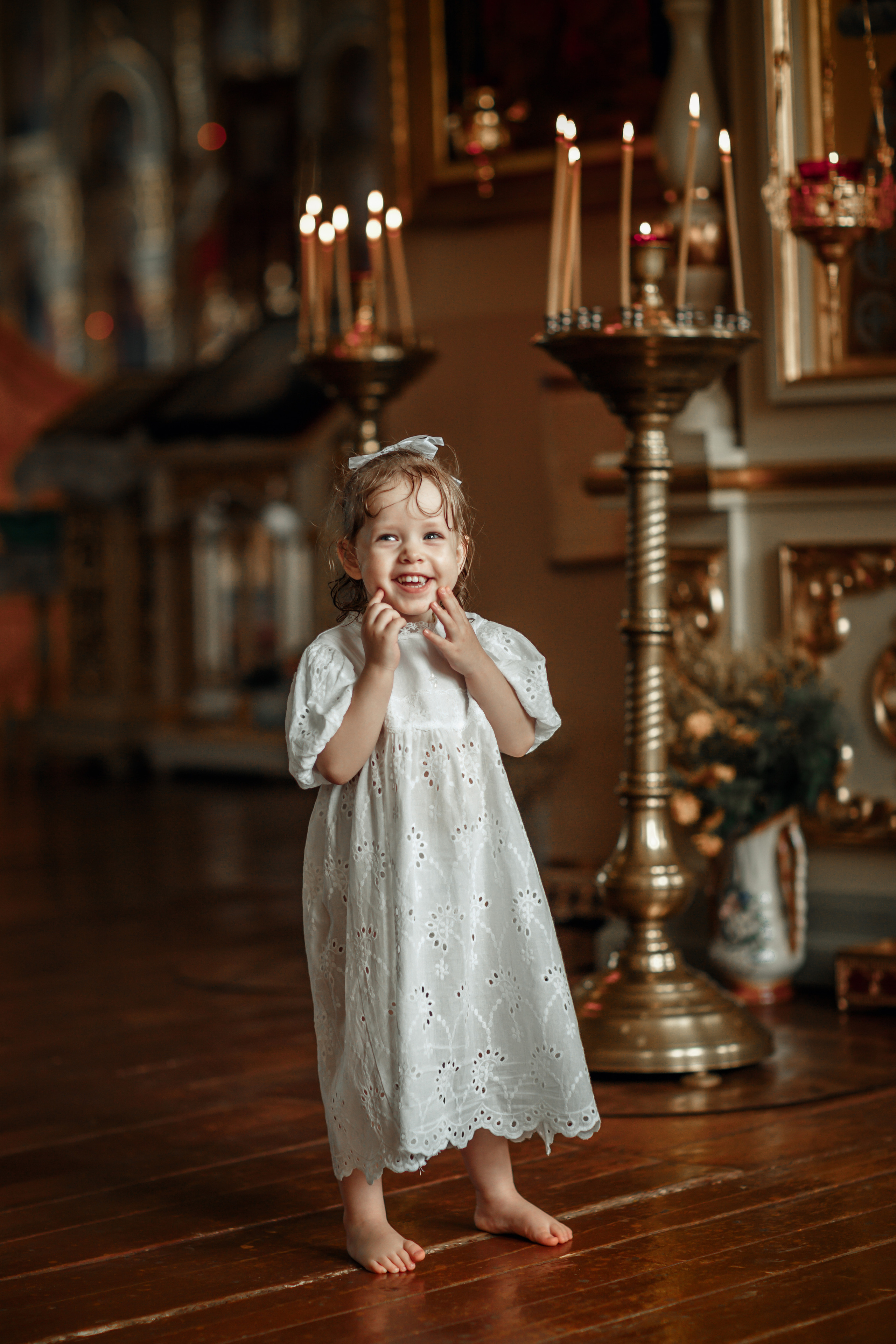 Крещение братика и сестрёнки_Весёловка. Детский и семейный фотограф в Пензе Лена бешенова