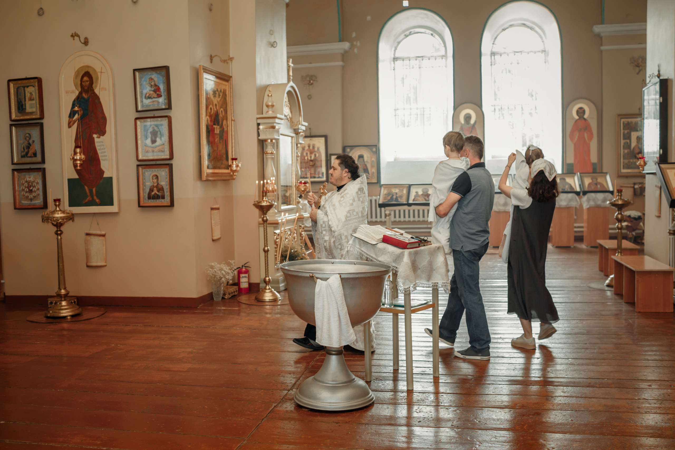 Крещение братика и сестрёнки_Весёловка. Детский и семейный фотограф в Пензе Лена бешенова