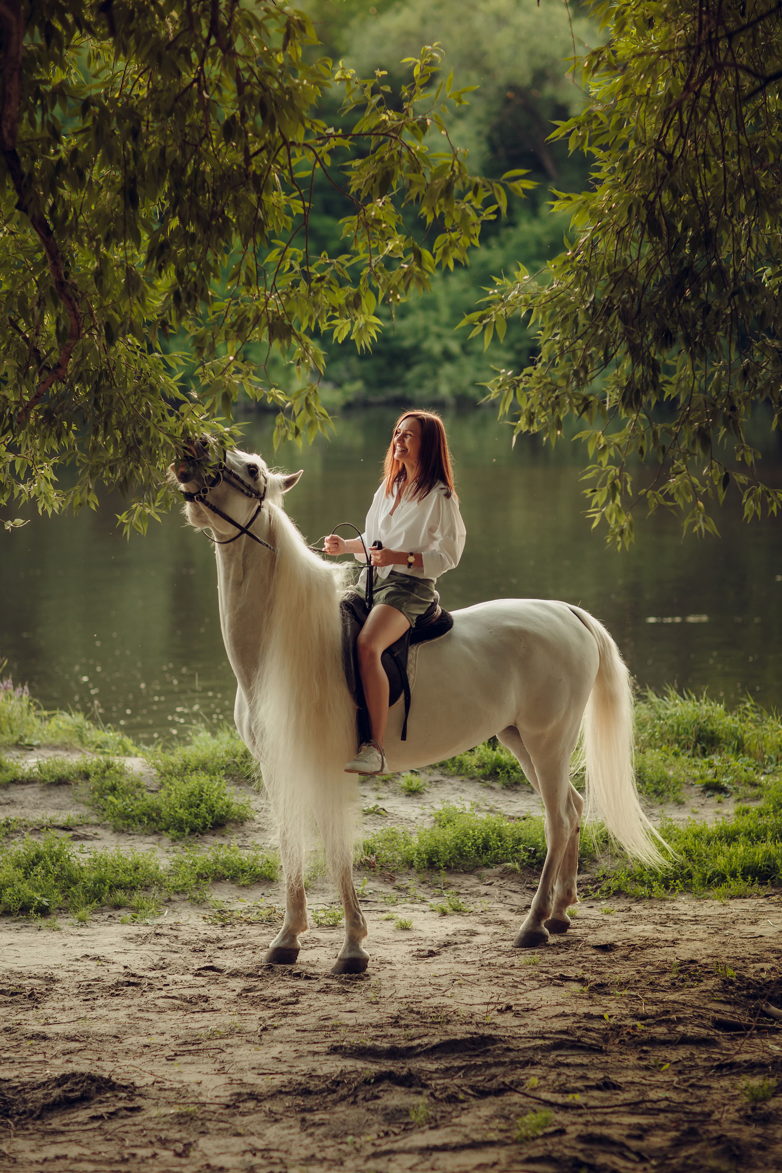 Семейная с лошадью. Детский и семейный фотограф в Пензе Лена бешенова