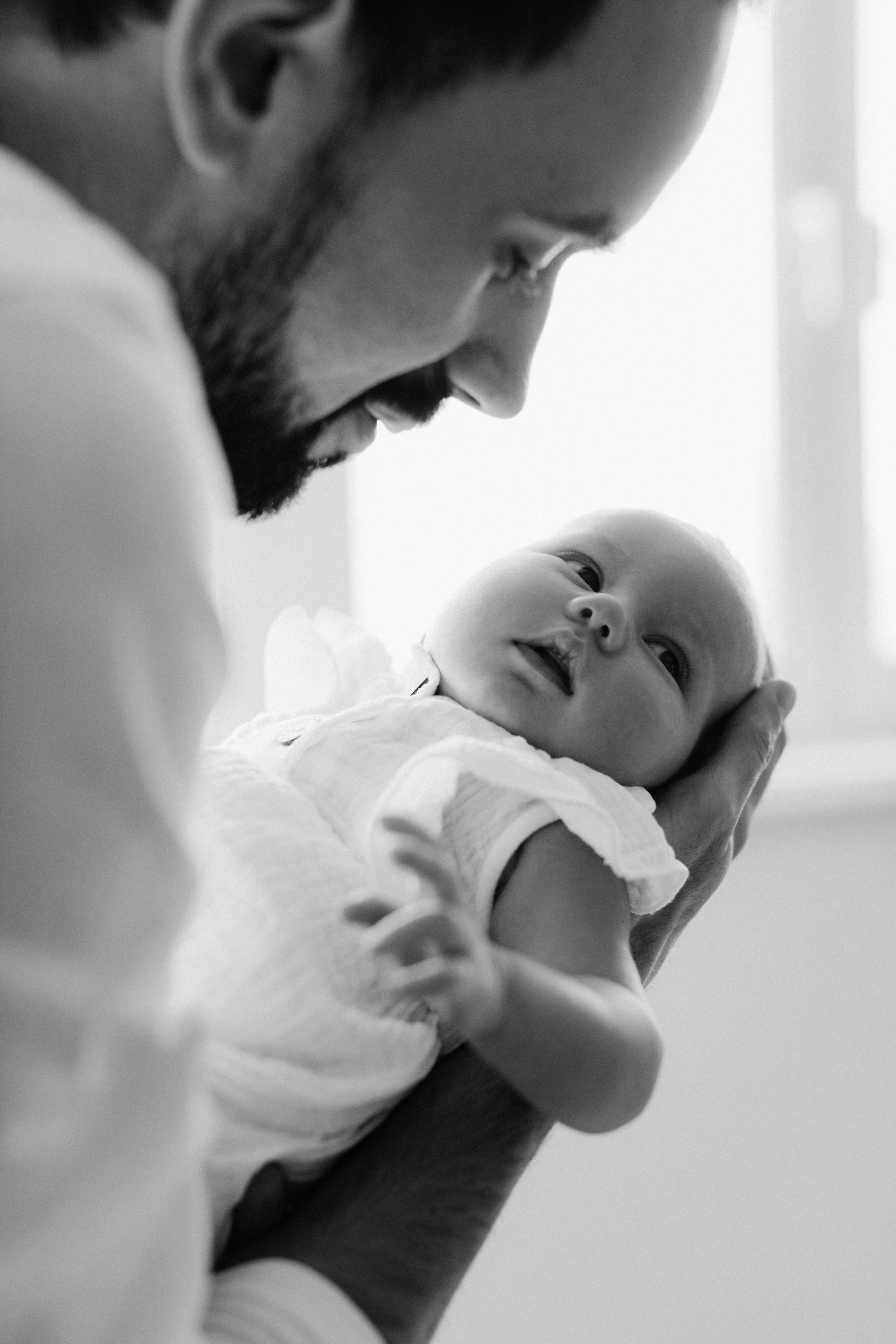 Домашняя фотосессия. Ксю, Вова и Оливия. Фотограф в Москве Ольга Сатони