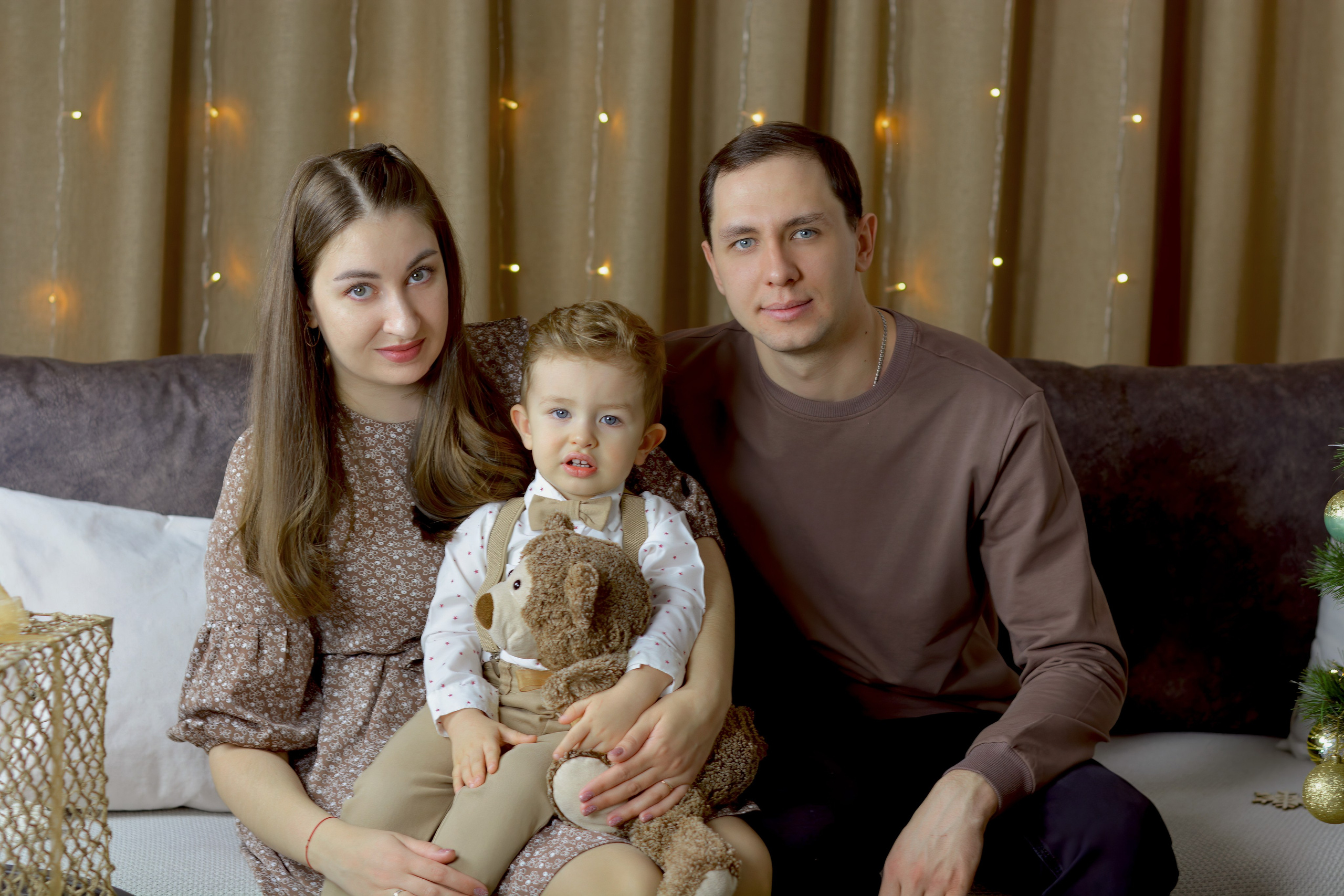 Озорная Новогодняя фотосессия. Семейный и детский фотограф в городе Грязи Олеся Огурцова