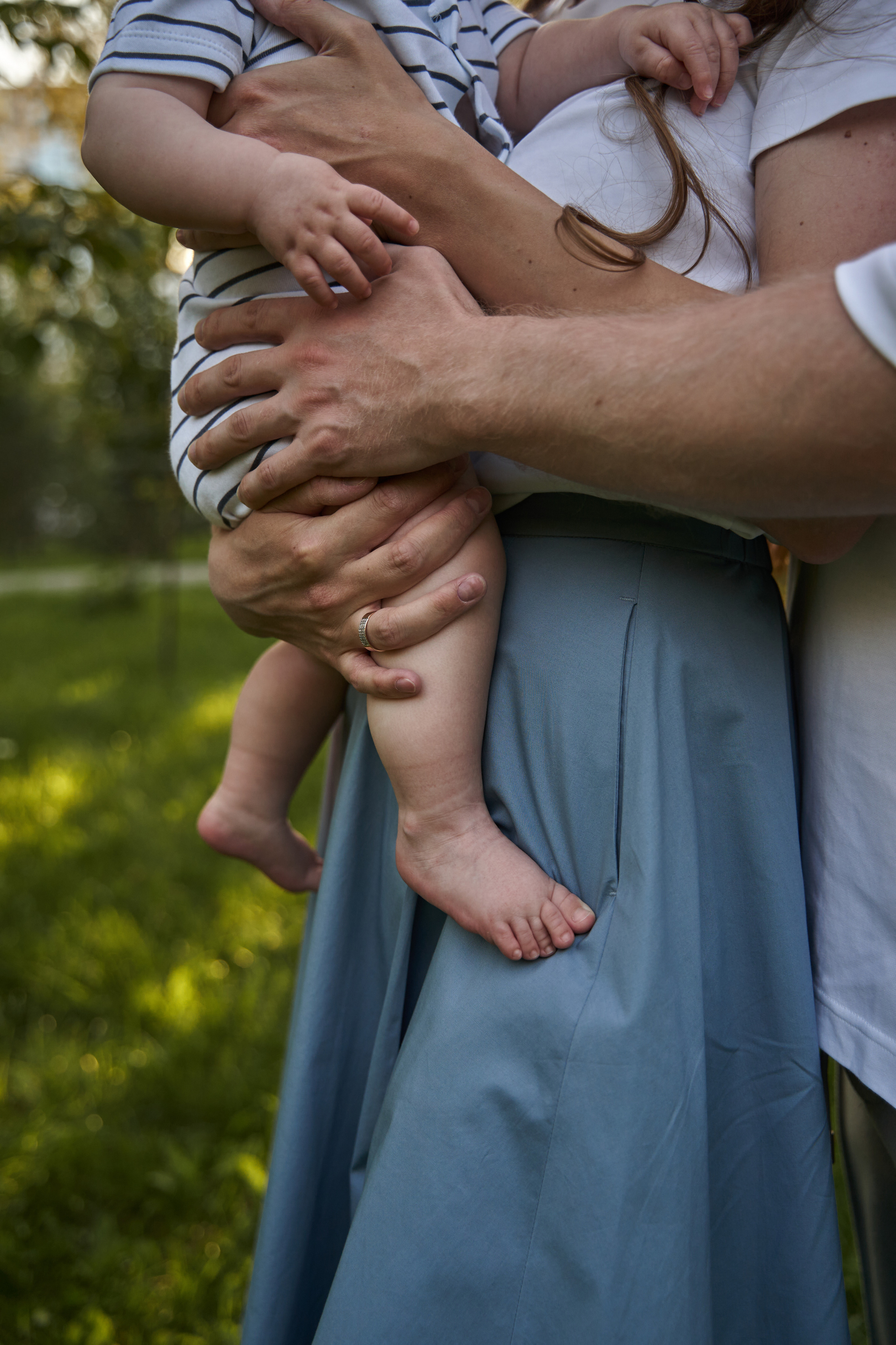 Илья, Таня и Мирон. Волик Мария