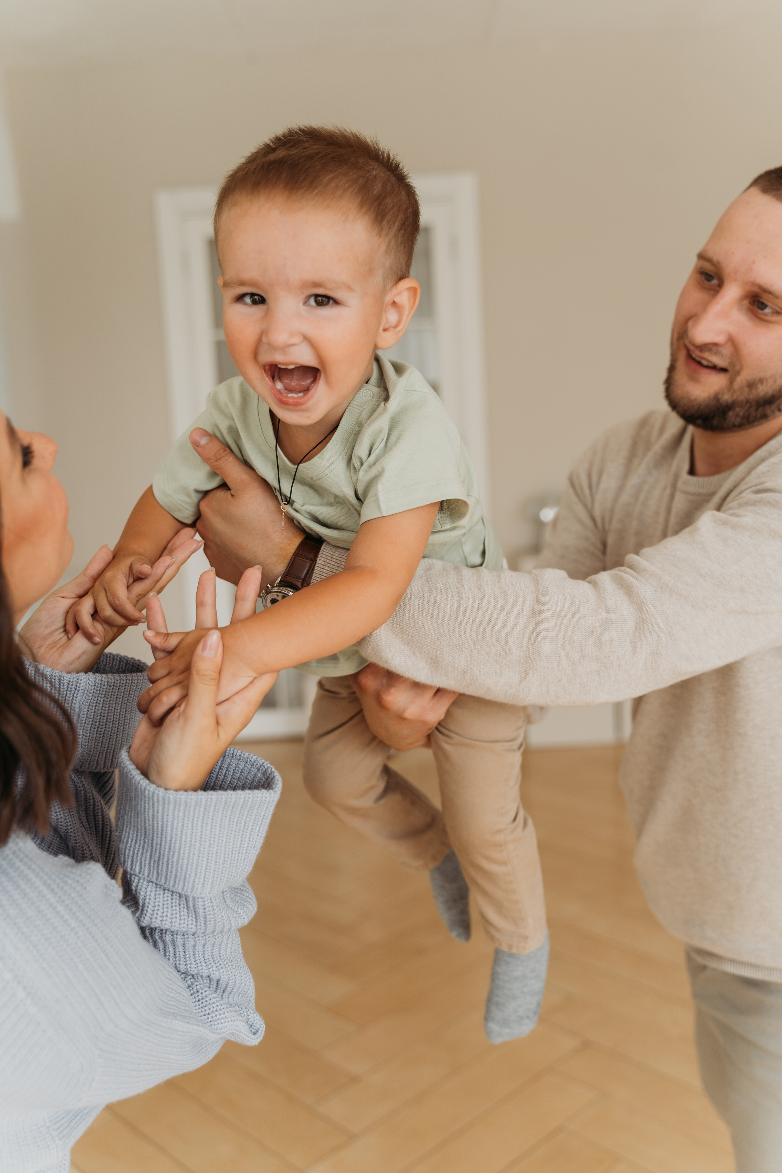 Кирилл, Полина и Лёва. Волик Мария