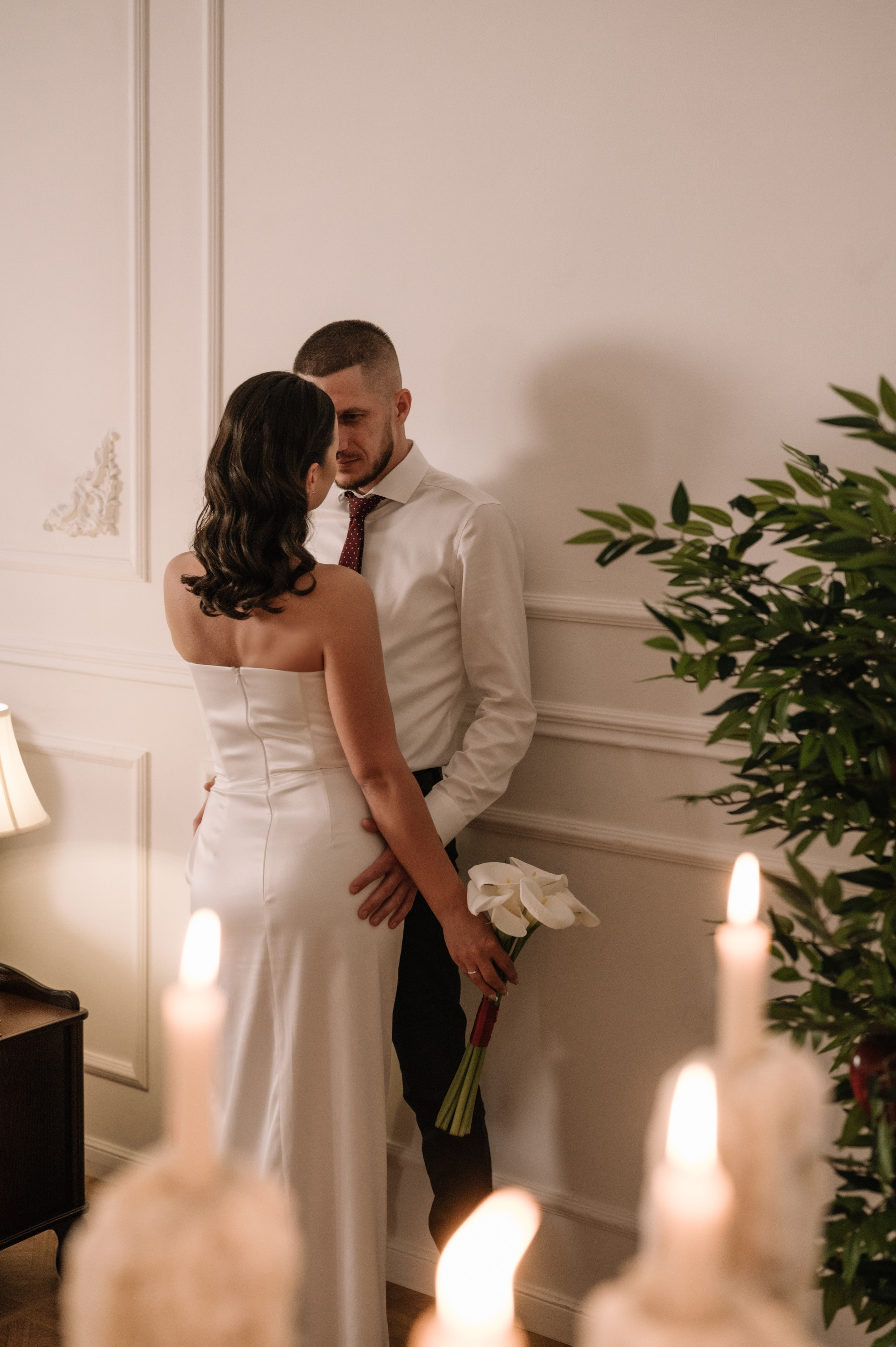 Свадебная фотосессия в студии. Свадебный и семейный фотограф в Краснодаре Алина Мельник