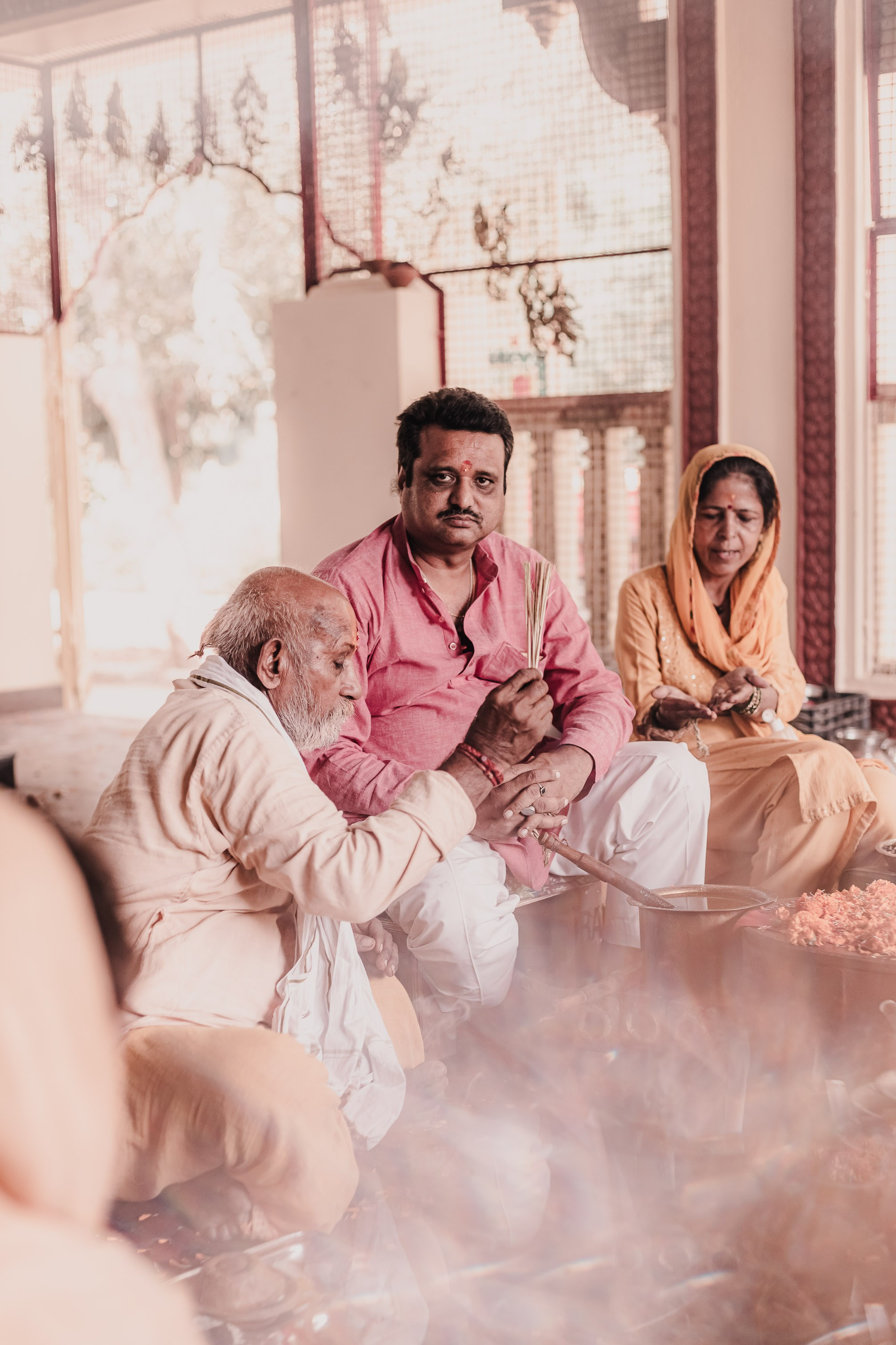 Navaratri yajna at Devraha Baba Ji ashram. Мариам Багдасарян