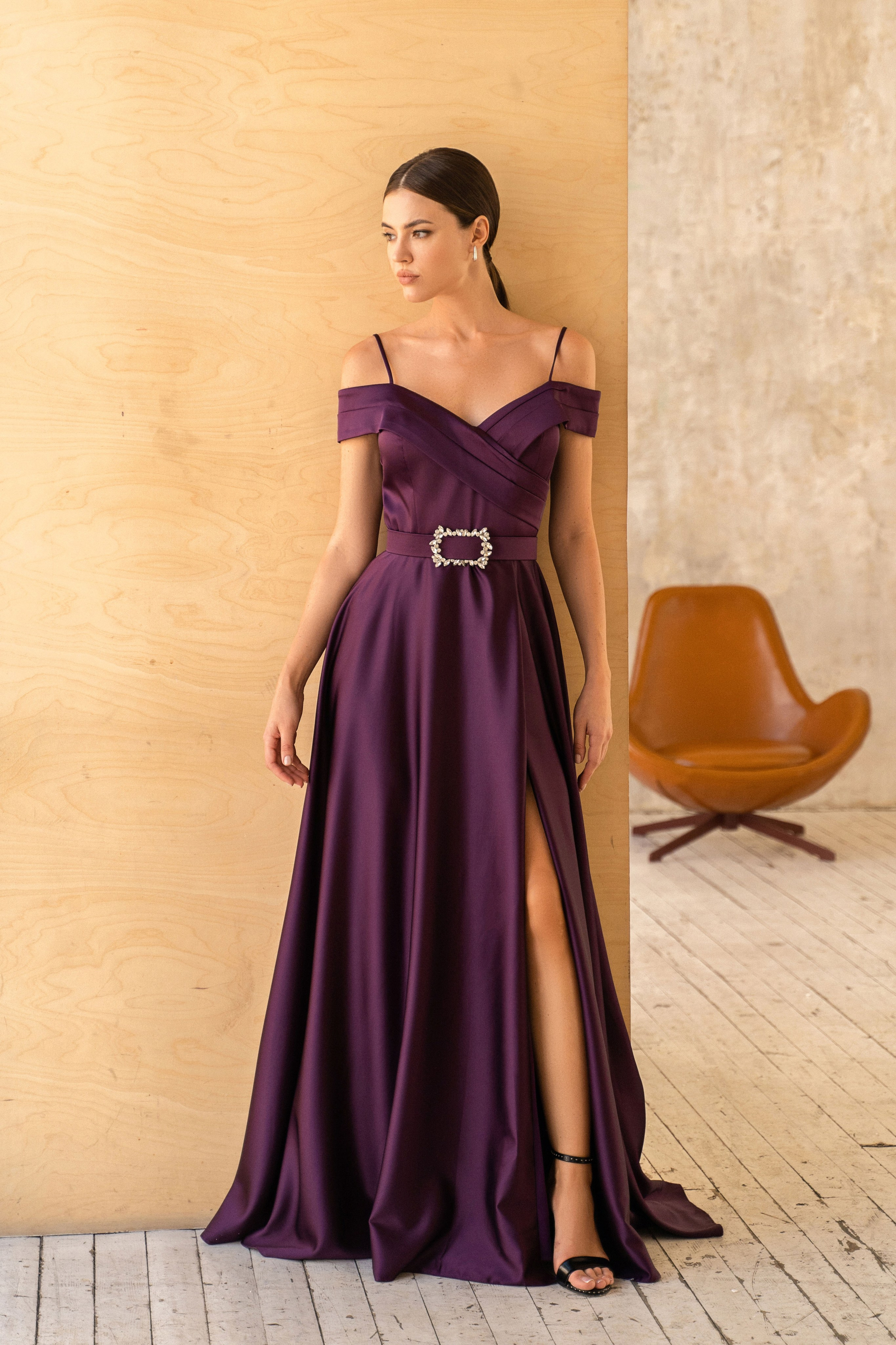 Съемка вечерних платьев DIAFANO с Ксенией. Свадебный и портретный фотограф Клипа Максим