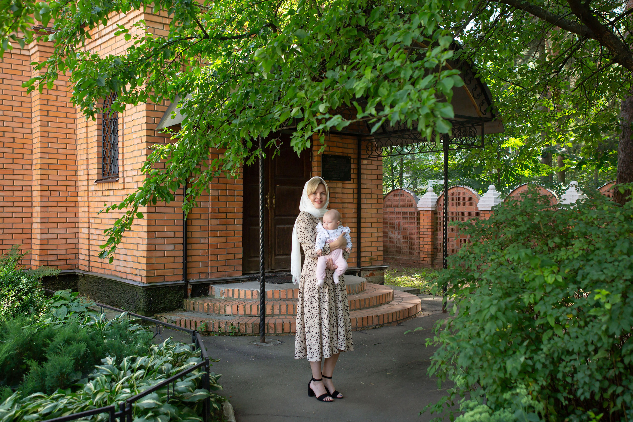 Крещение Веры. Храм преподобного Саввы Сторожевского. Семейный и детский фотограф Анна Петракова