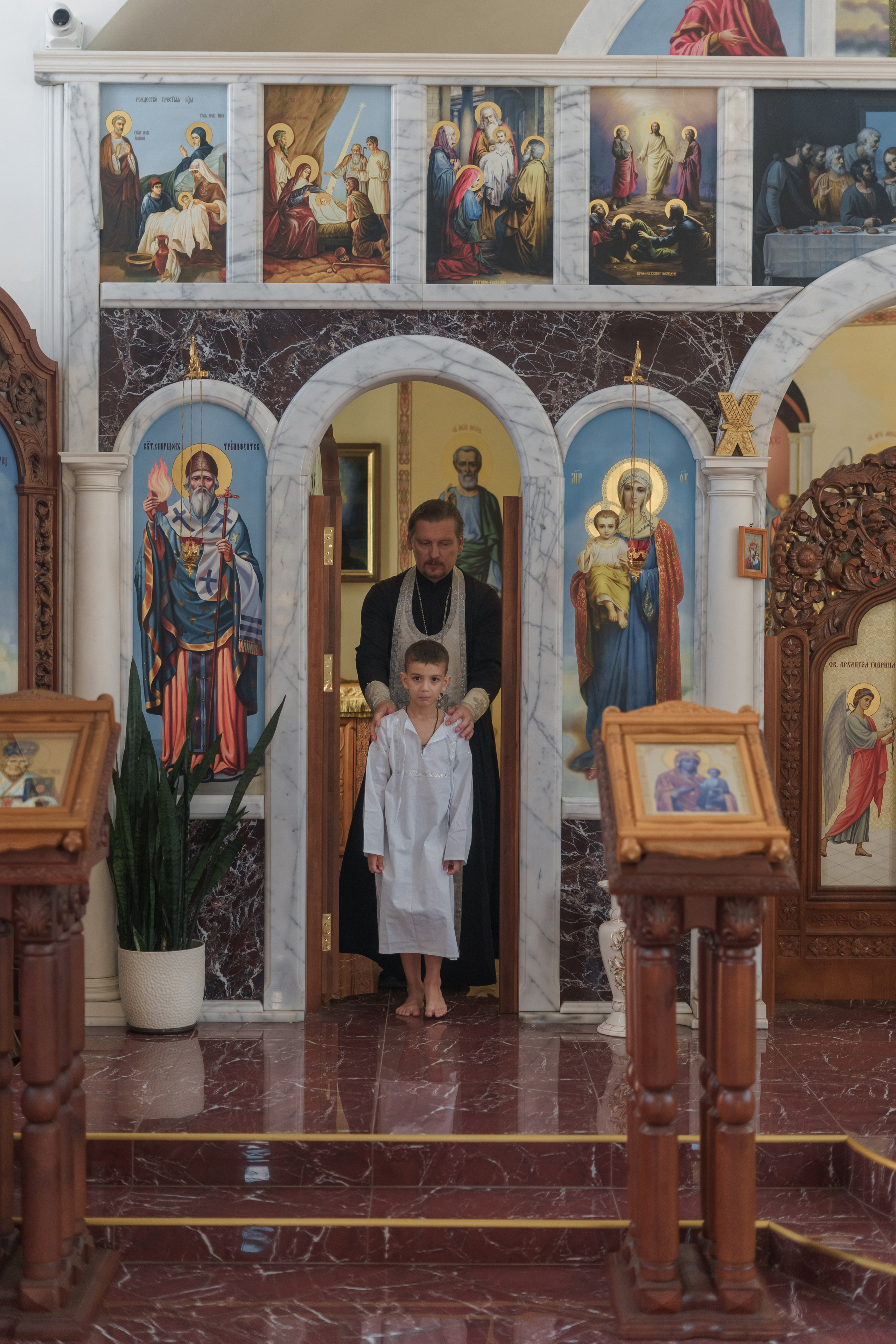 Крещение, храм Петра и Павла, г. Кропоткин. Семейный и детский фотограф в Гулькевичи, Кропоткине