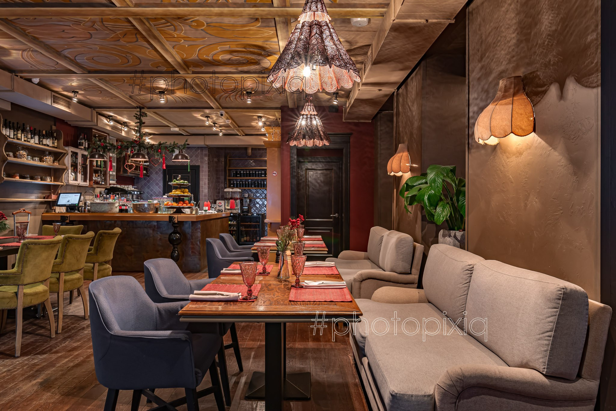 Интерьерная съёмка ресторана MARANI в Жуковке. Интерьерная съёмка и виртуальные туры — Интерьерный фотограф Кузнецов Сергей (photopixiq)