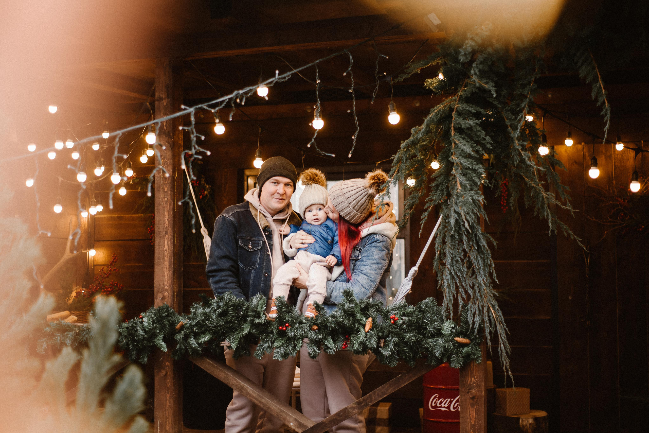 Новогодняя фотососессия. Шале. Свадебный и семейный фотограф в Армавире
