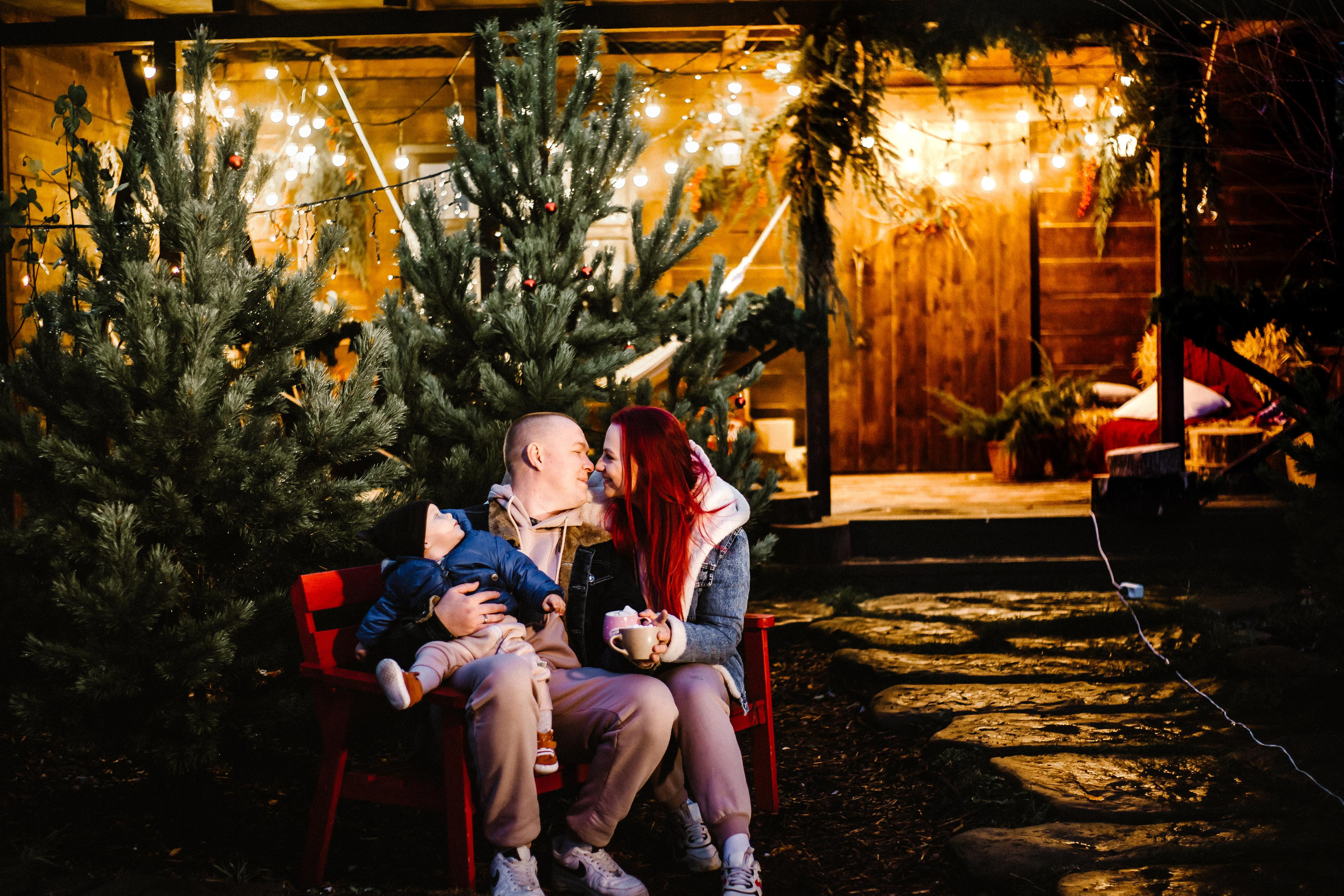 Новогодняя фотососессия. Шале. Свадебный и семейный фотограф в Армавире