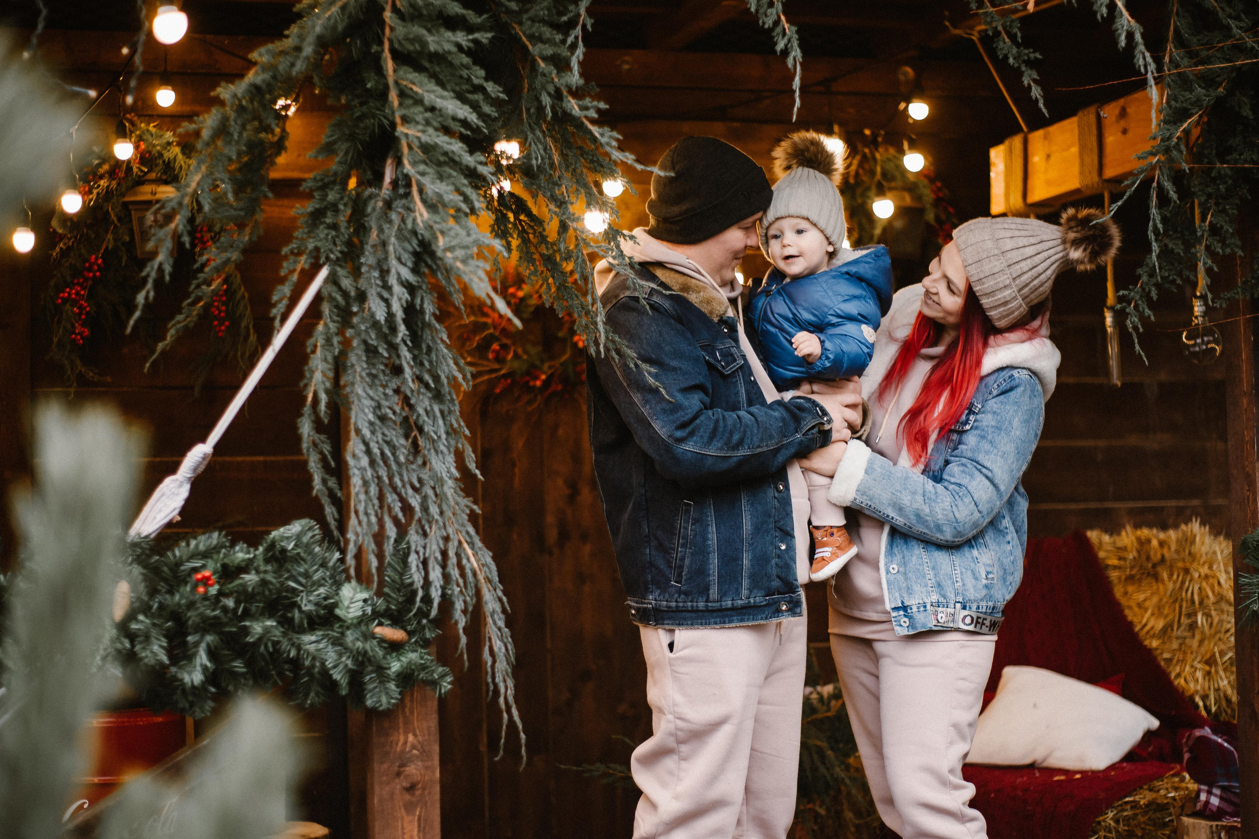 Новогодняя фотососессия. Шале. Свадебный и семейный фотограф в Армавире