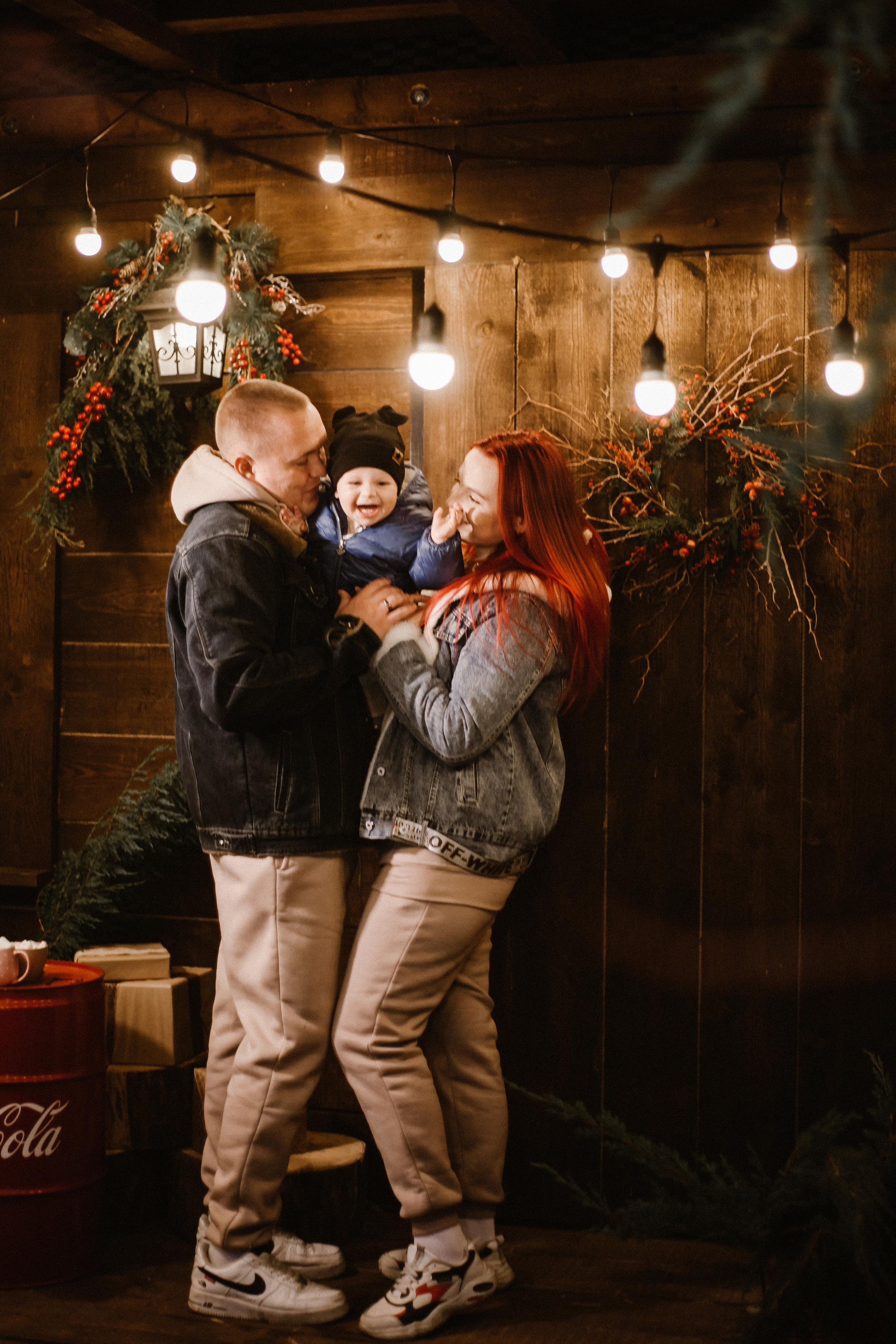 Новогодняя фотососессия. Шале. Свадебный и семейный фотограф в Армавире