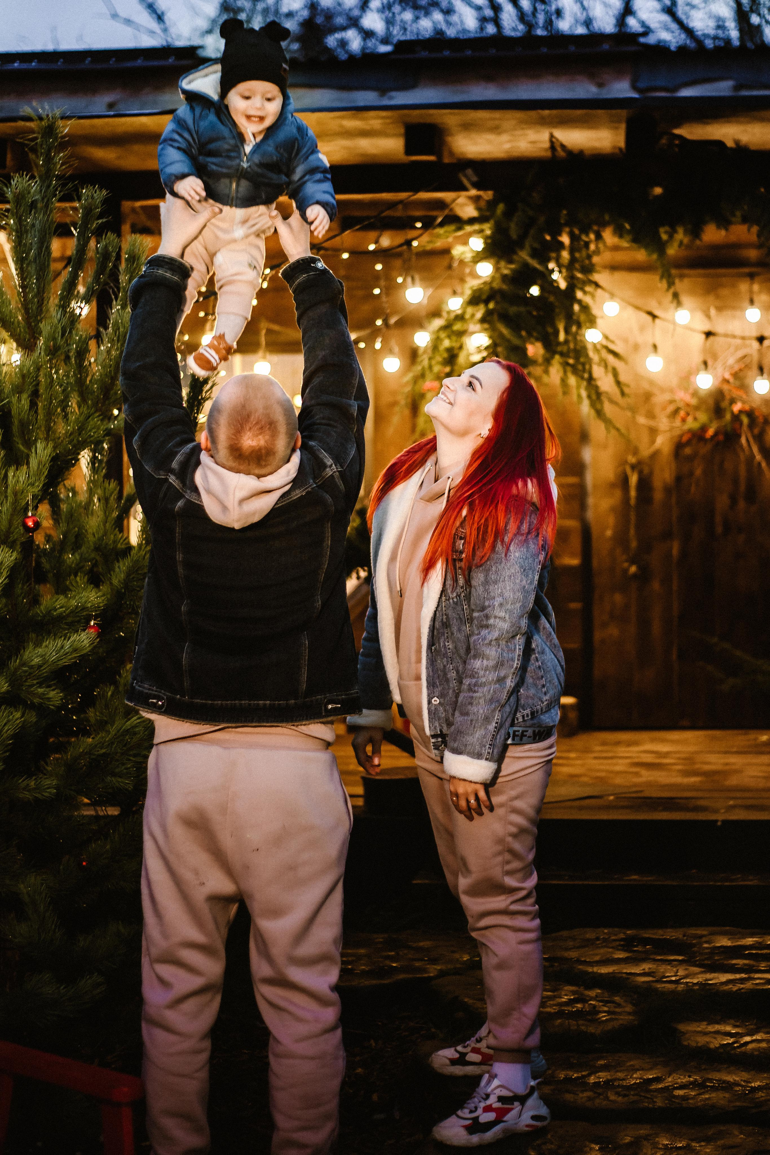 Новогодняя фотососессия. Шале. Свадебный и семейный фотограф в Армавире