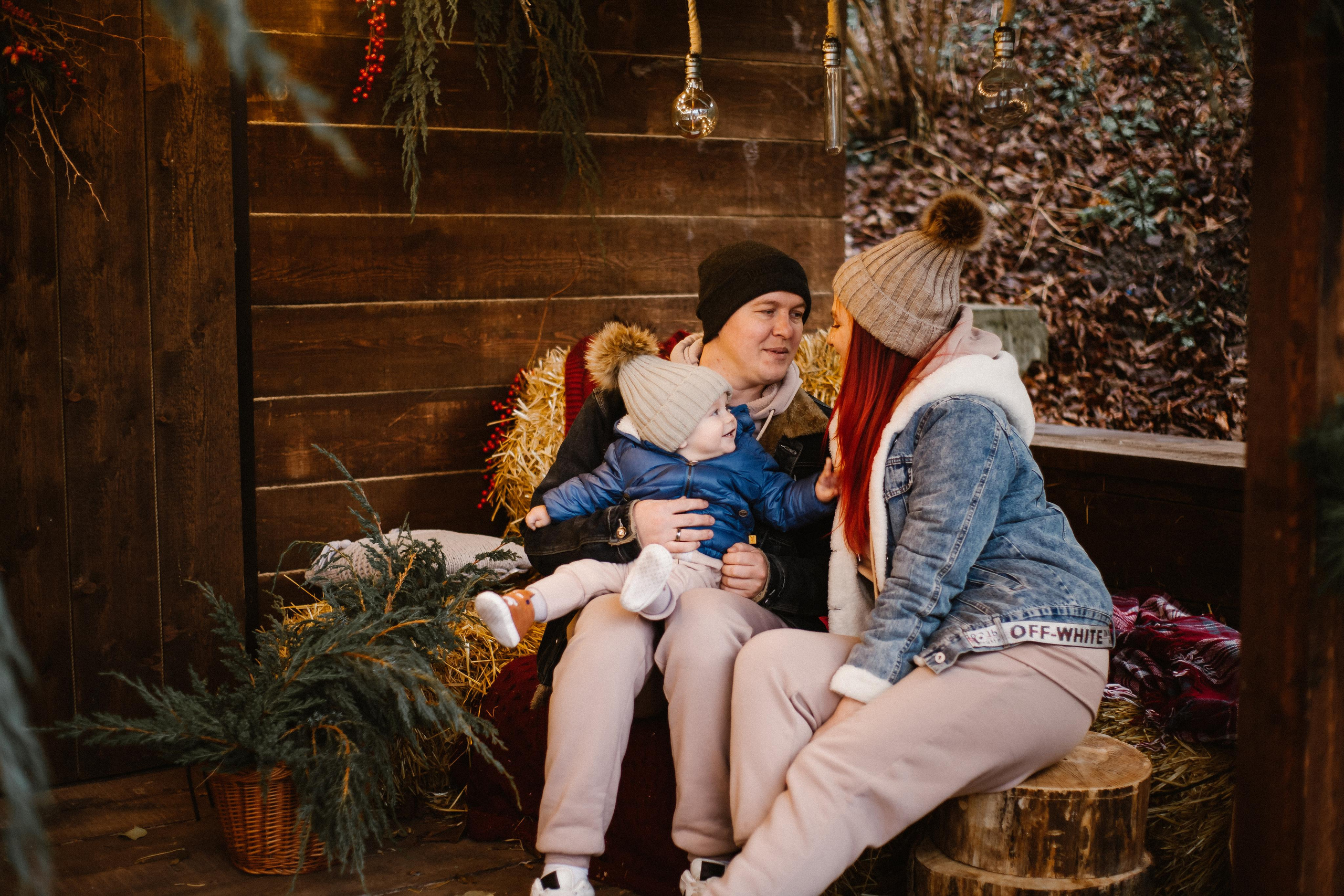 Новогодняя фотососессия. Шале. Свадебный и семейный фотограф в Армавире