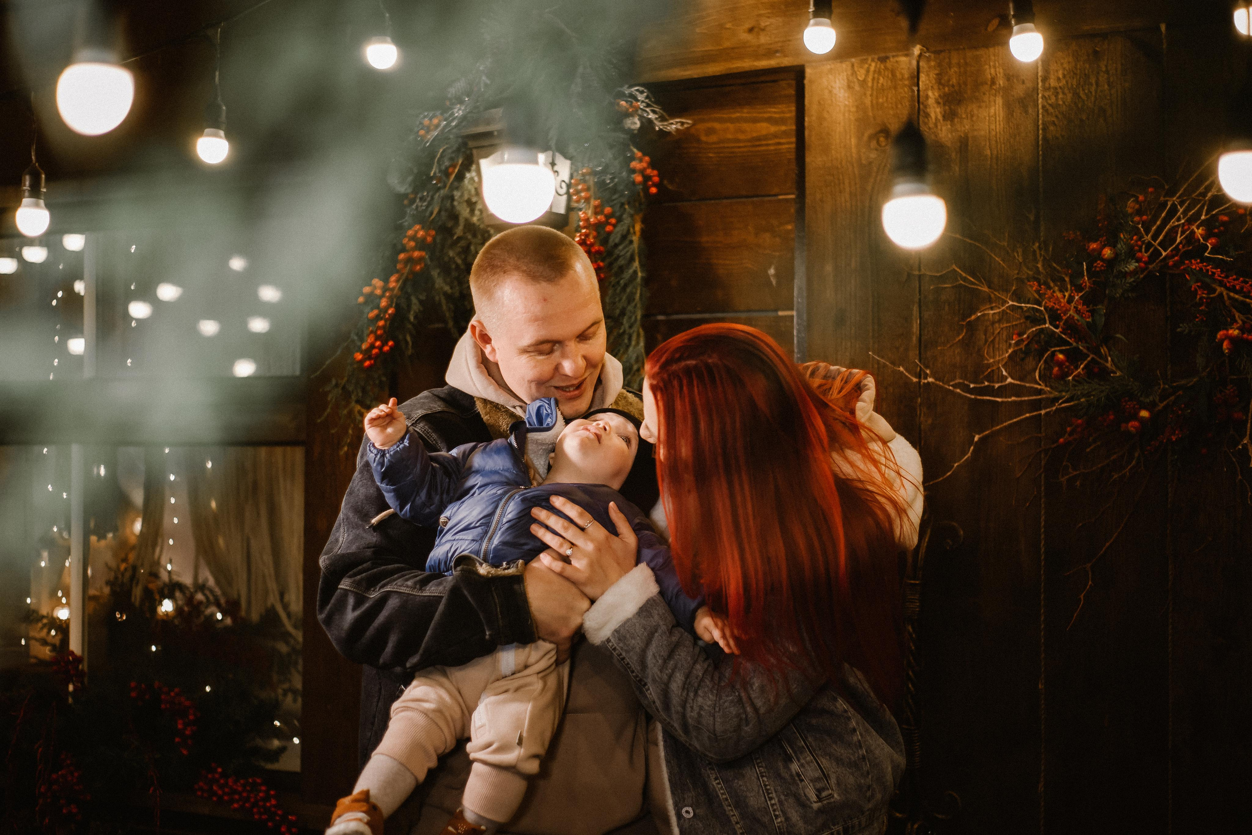 Новогодняя фотососессия. Шале. Свадебный и семейный фотограф в Армавире