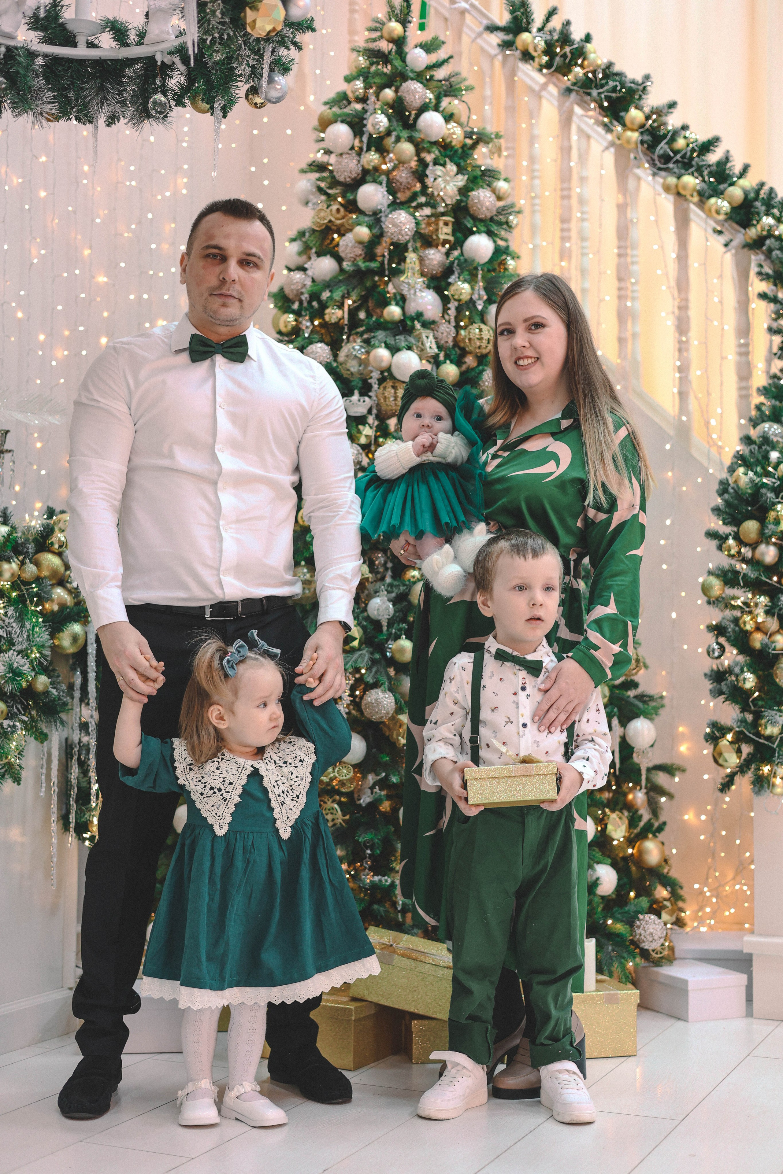 Новогодняя история «Яна и ее семья». Фотограф в Москве Анастасия Калинина