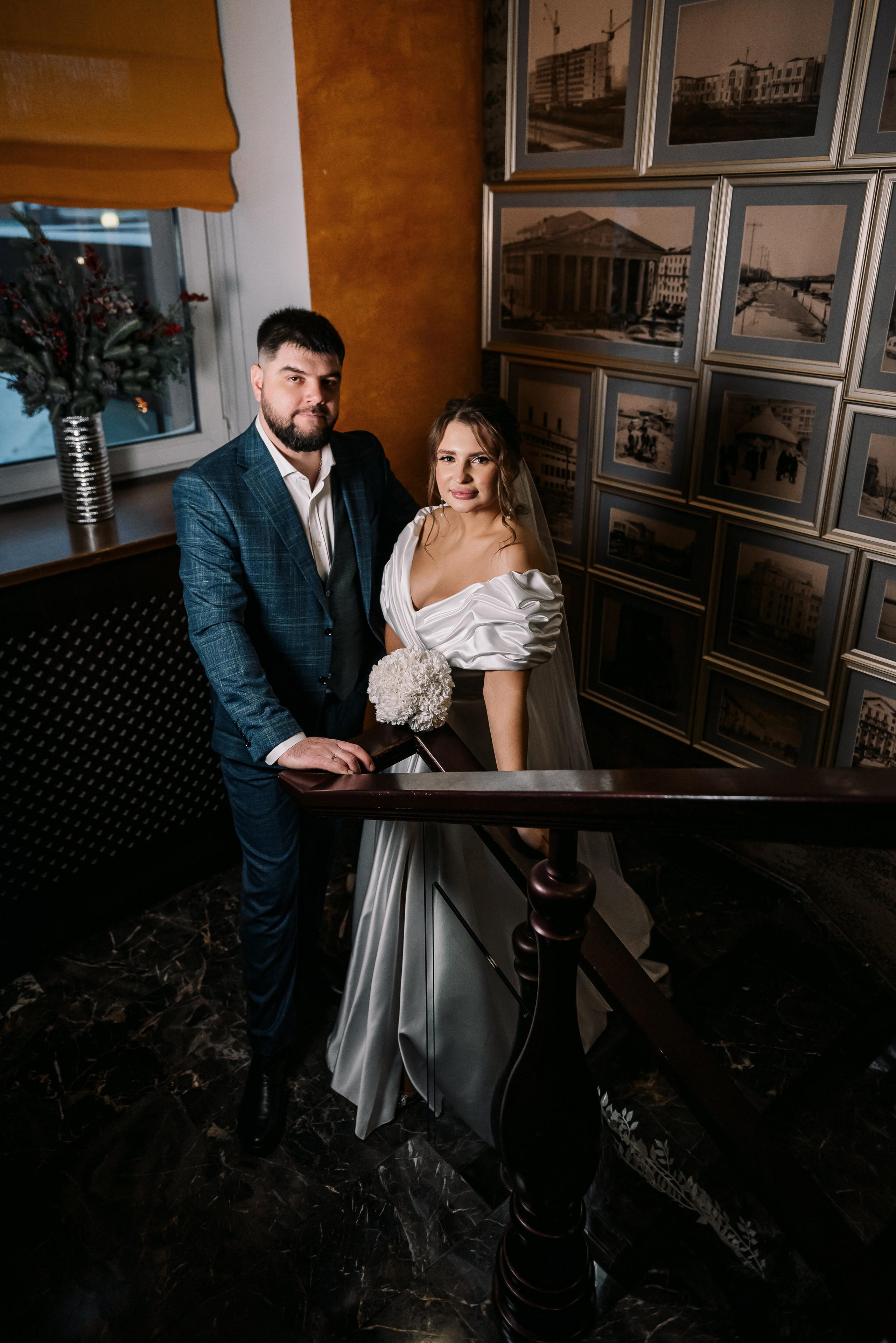 Свадебная фотосессия в отеле Томь г. Кемерово